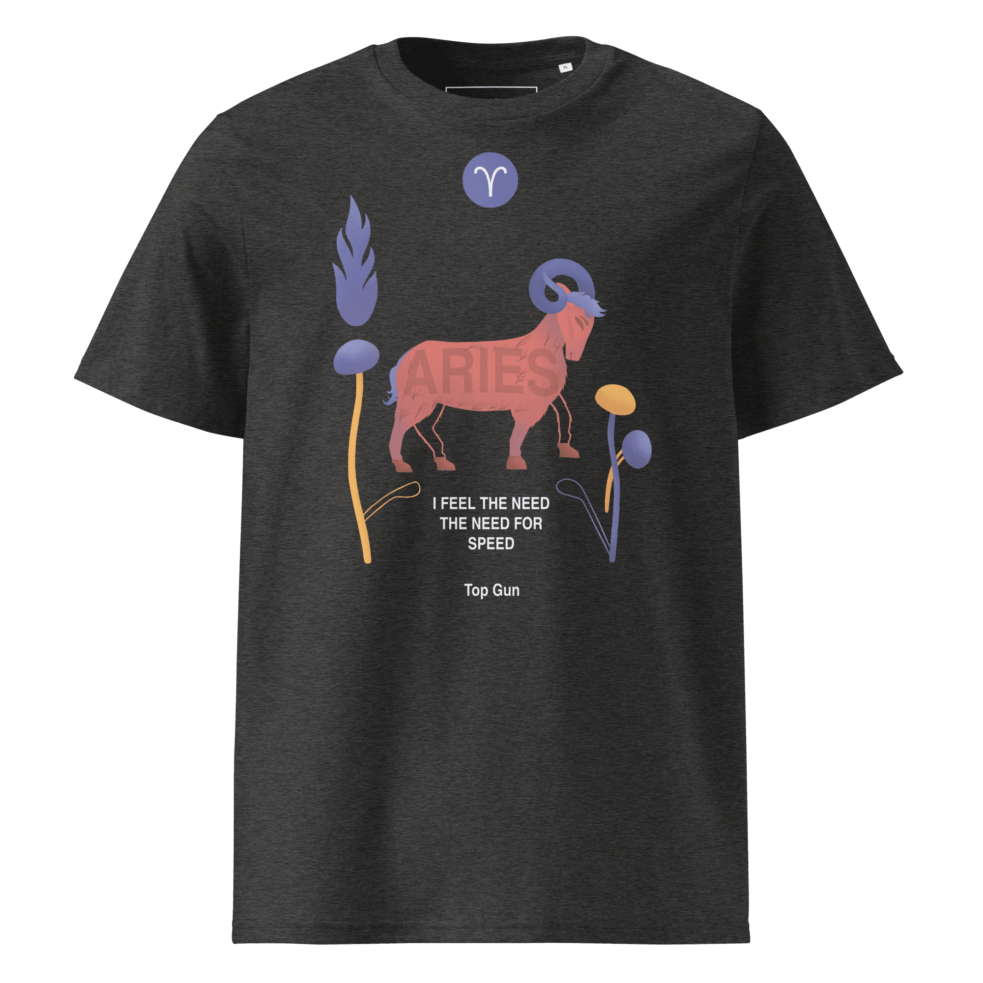 ARIES Unisex Organic Cotton T-Shirt Top Gun - Edition - 
