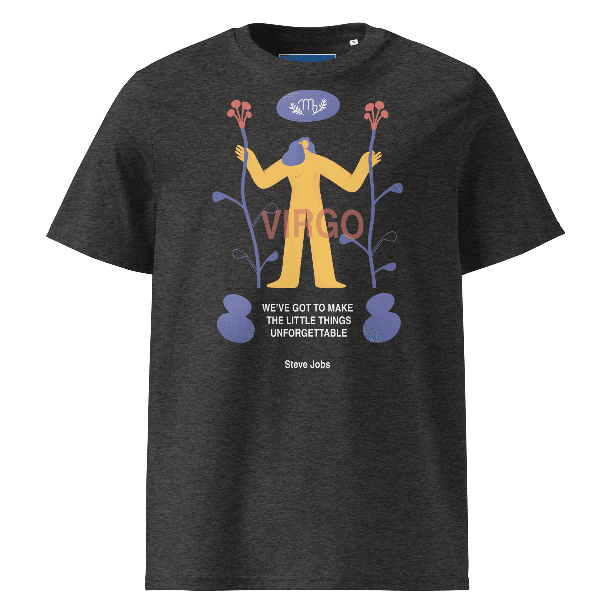 VIRGO Unisex organic cotton t-shirt Steve Jobs Edition - 