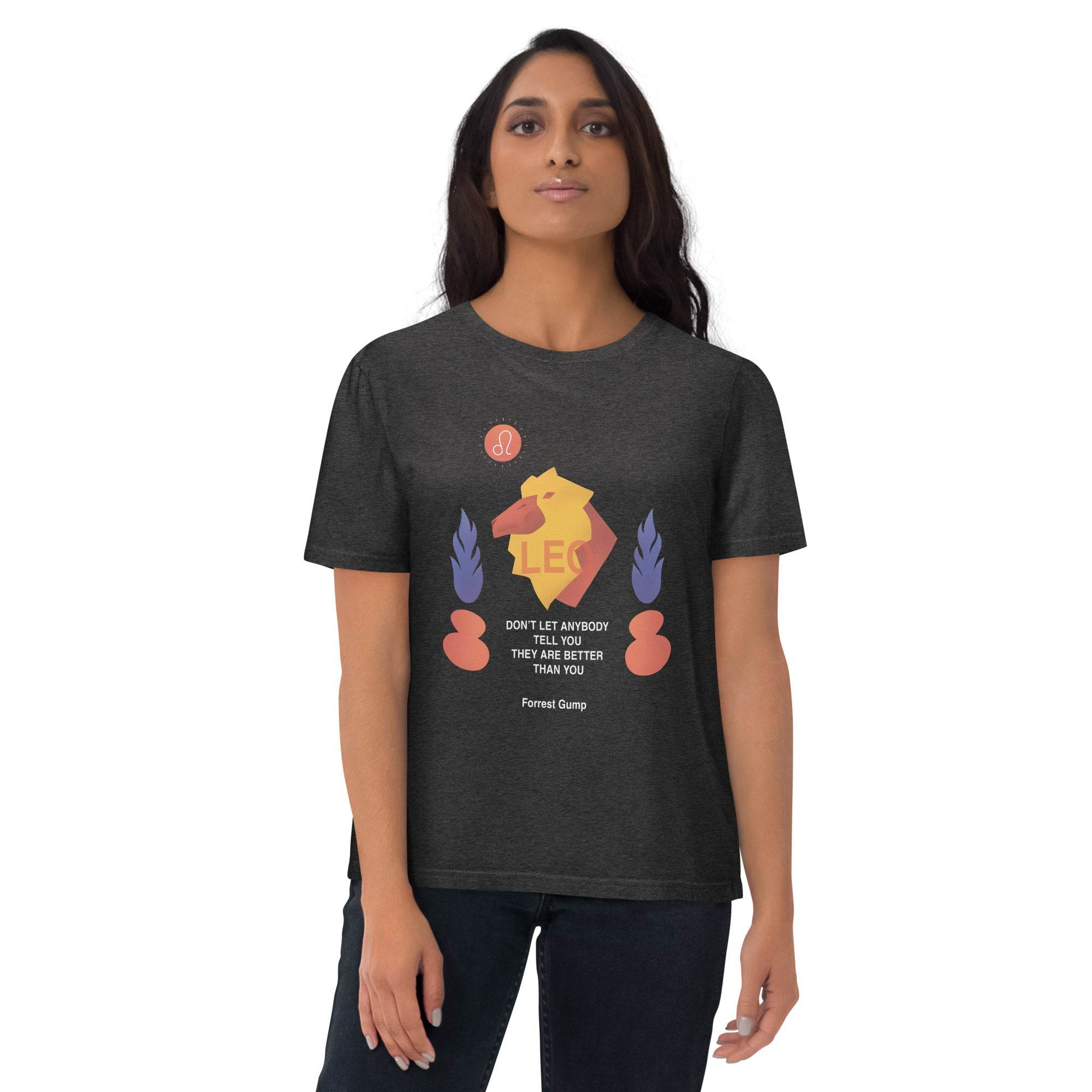 Leo Unisex Organic Cotton T-Shirt - Forrest Gump Edition - 