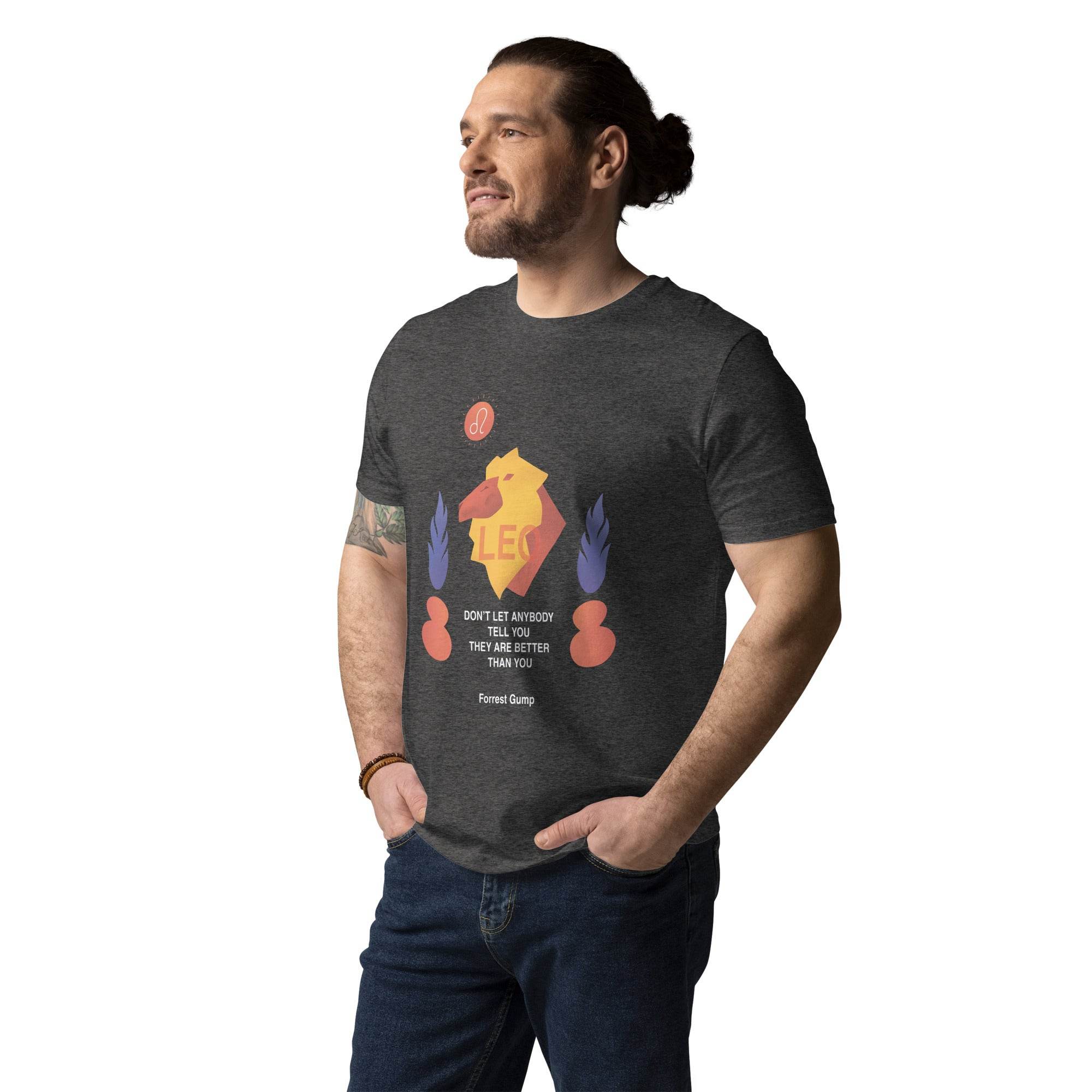Leo Unisex Organic Cotton T-Shirt - Forrest Gump Edition - 