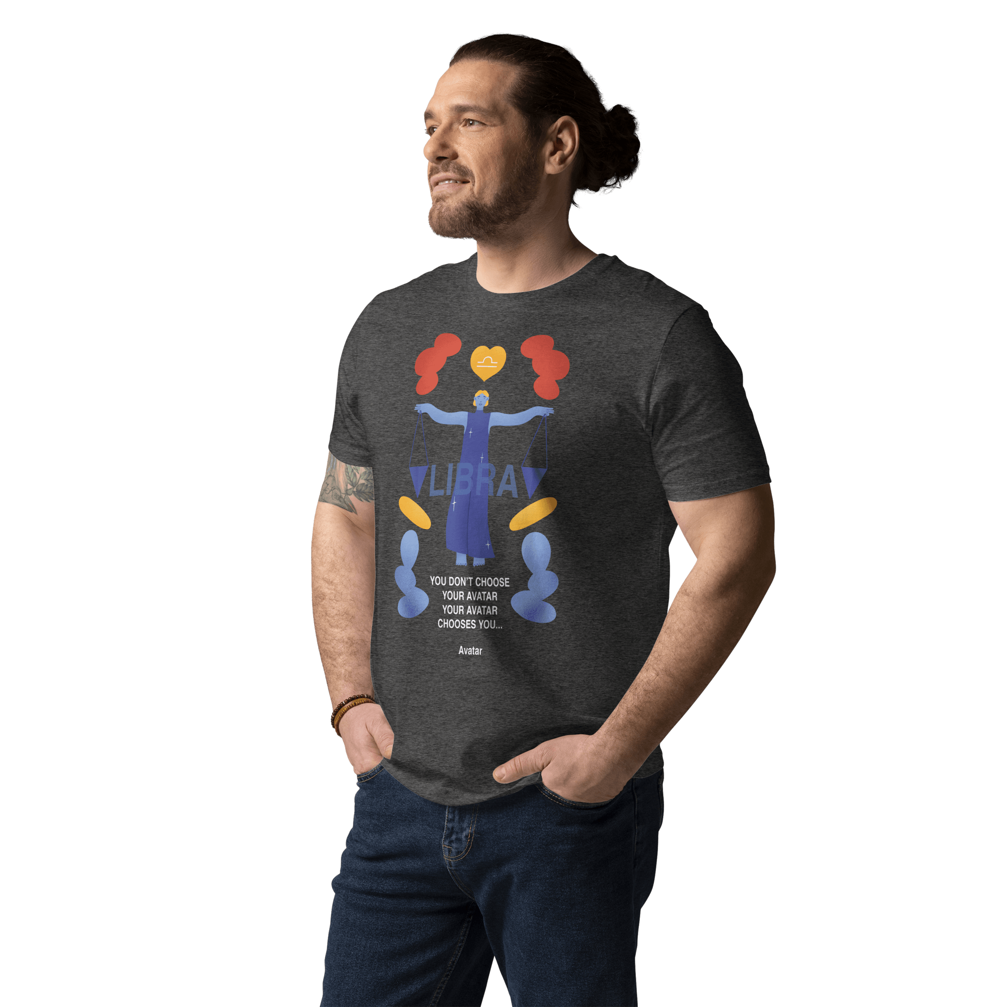 Libra Unisex Organic Cotton T-Shirt - Avatar Edition - 