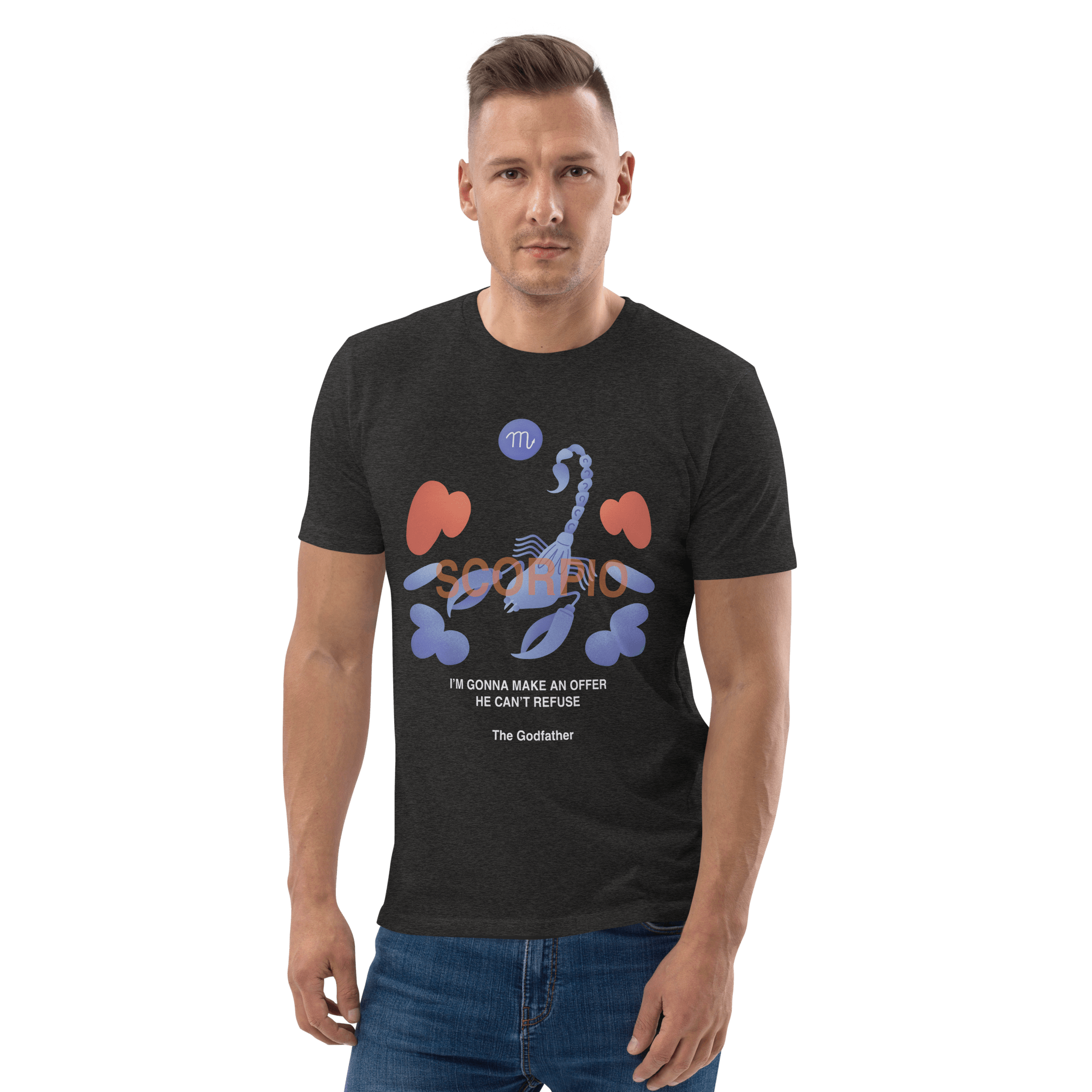 SCORPIO Unisex organic cotton t-shirt Godfather B - 