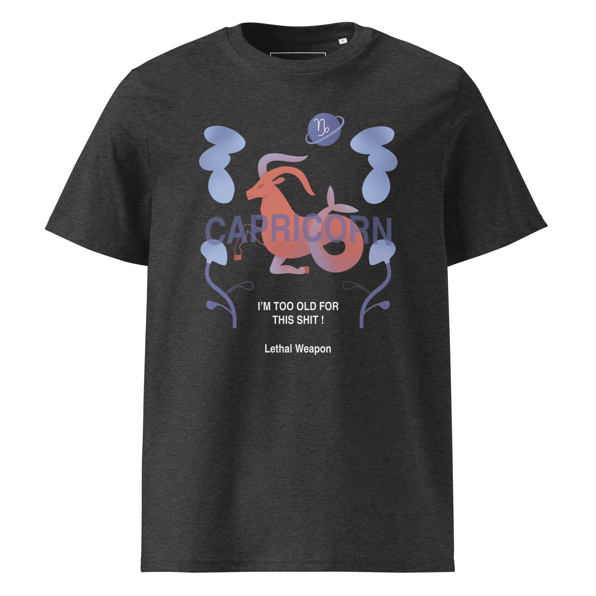 Capricorn Unisex Organic Cotton T-Shirt - Lethal Weapon Edition - 