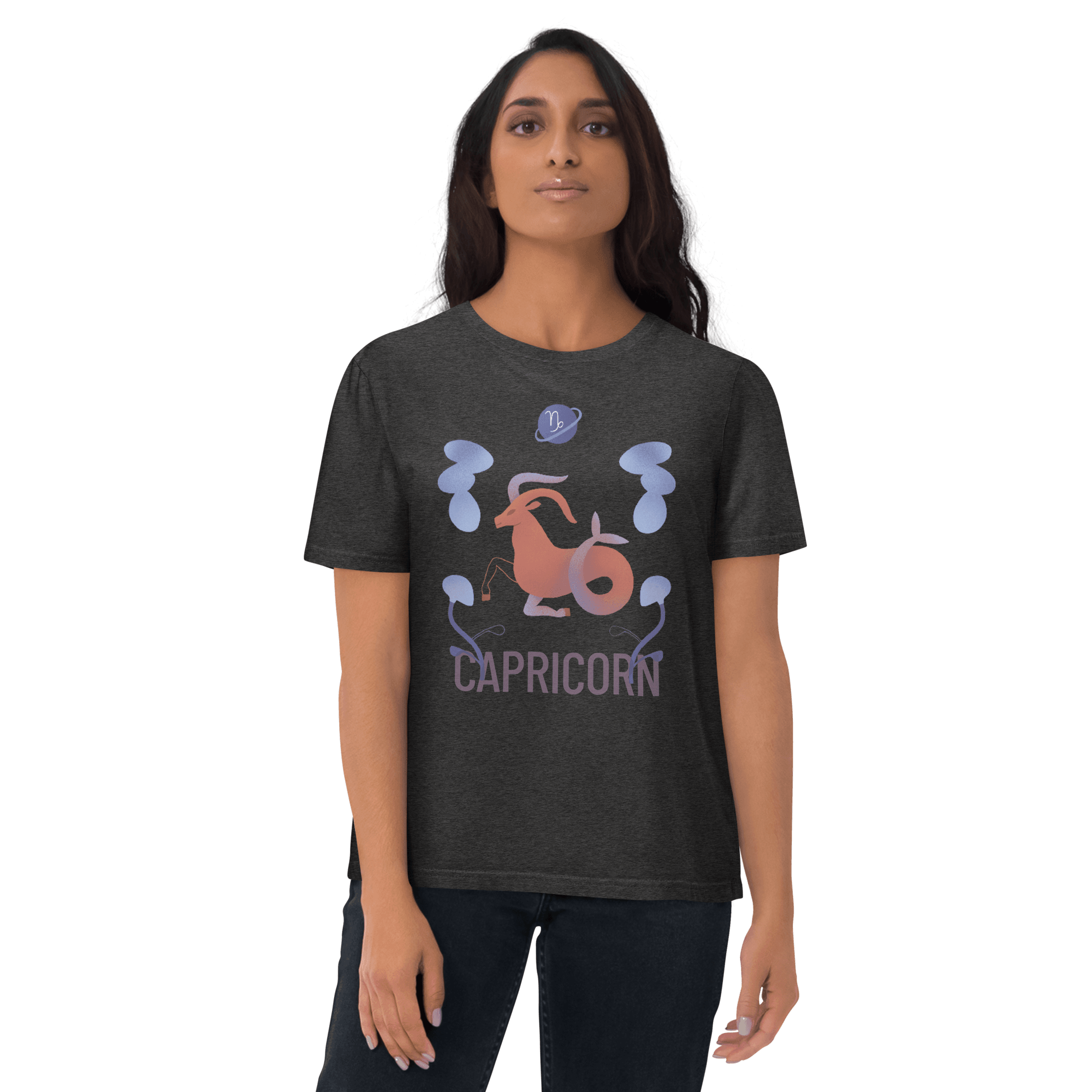 Capricorn Unisex Organic Cotton T-Shirt - Raw Edition - 
