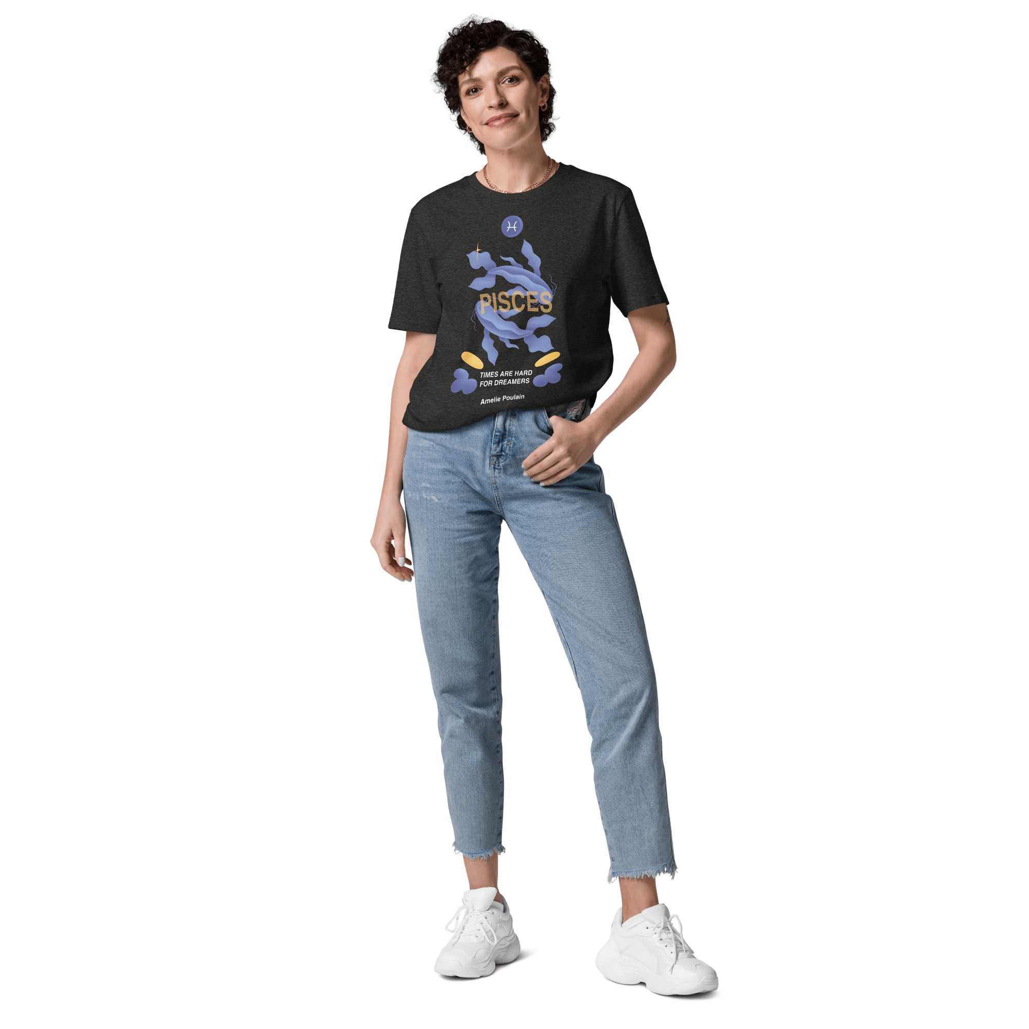 Pisces Unisex Organic Cotton T-Shirt - Amelie Poulain Edition - 