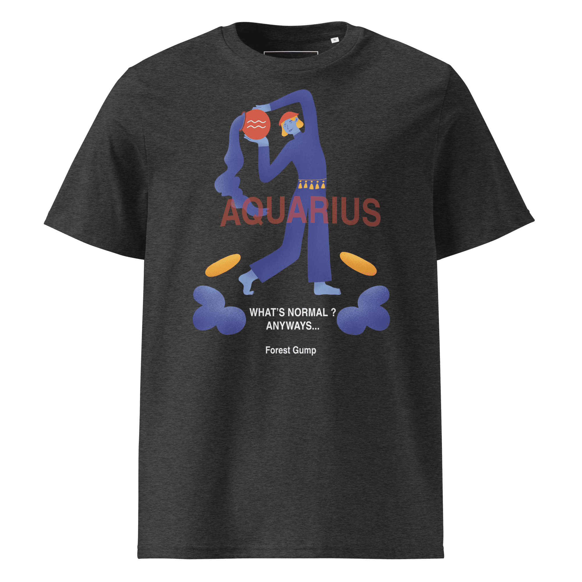 Aquarius Unisex Organic Cotton T-Shirt - Forrest Gump Edition - 