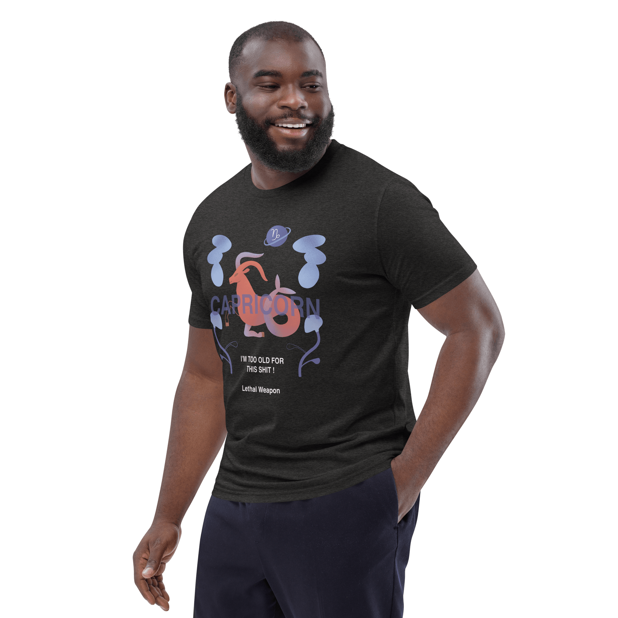 Capricorn Unisex Organic Cotton T-Shirt - Lethal Weapon Edition - 