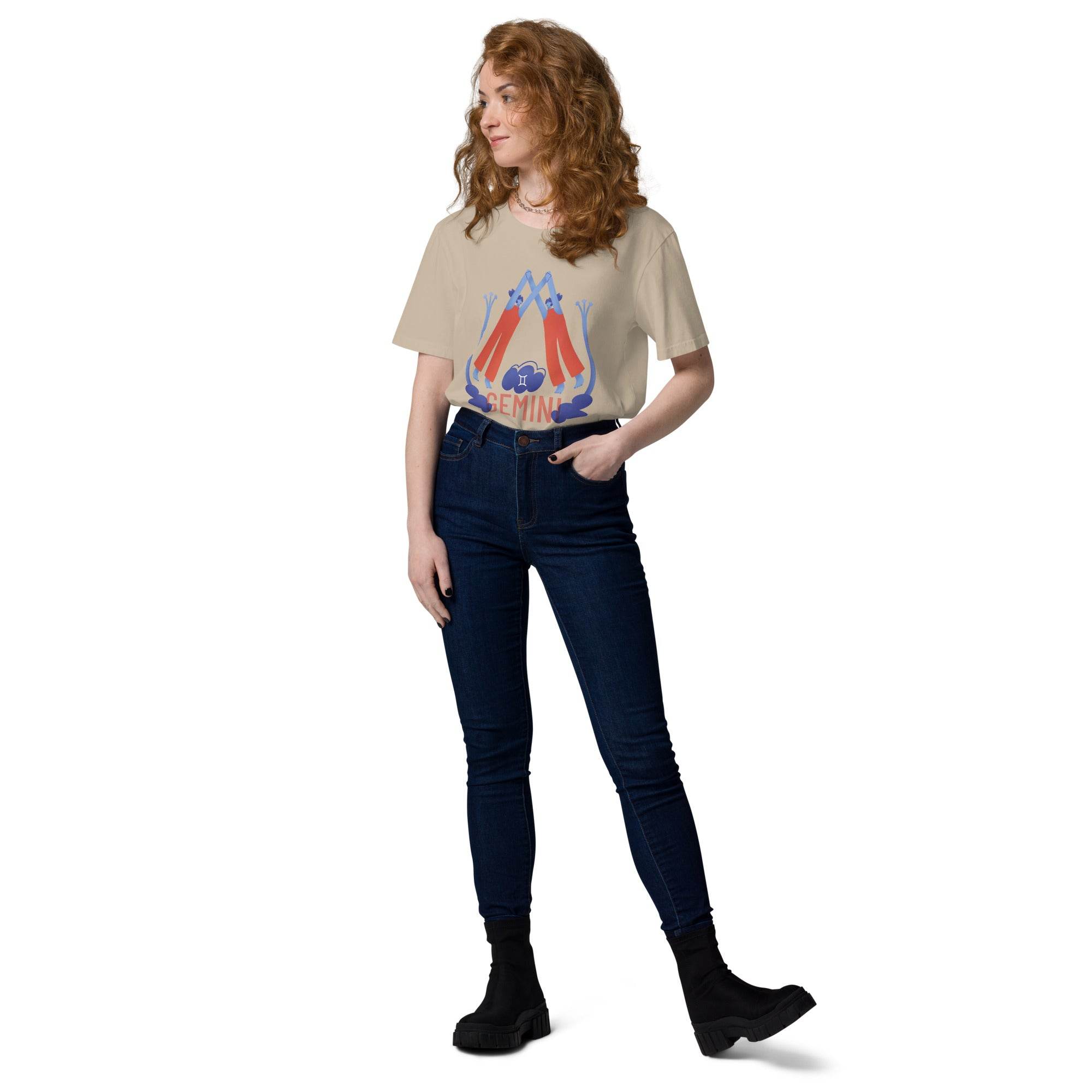 Gemini Unisex Organic Cotton T-Shirt - Raw Edition - 