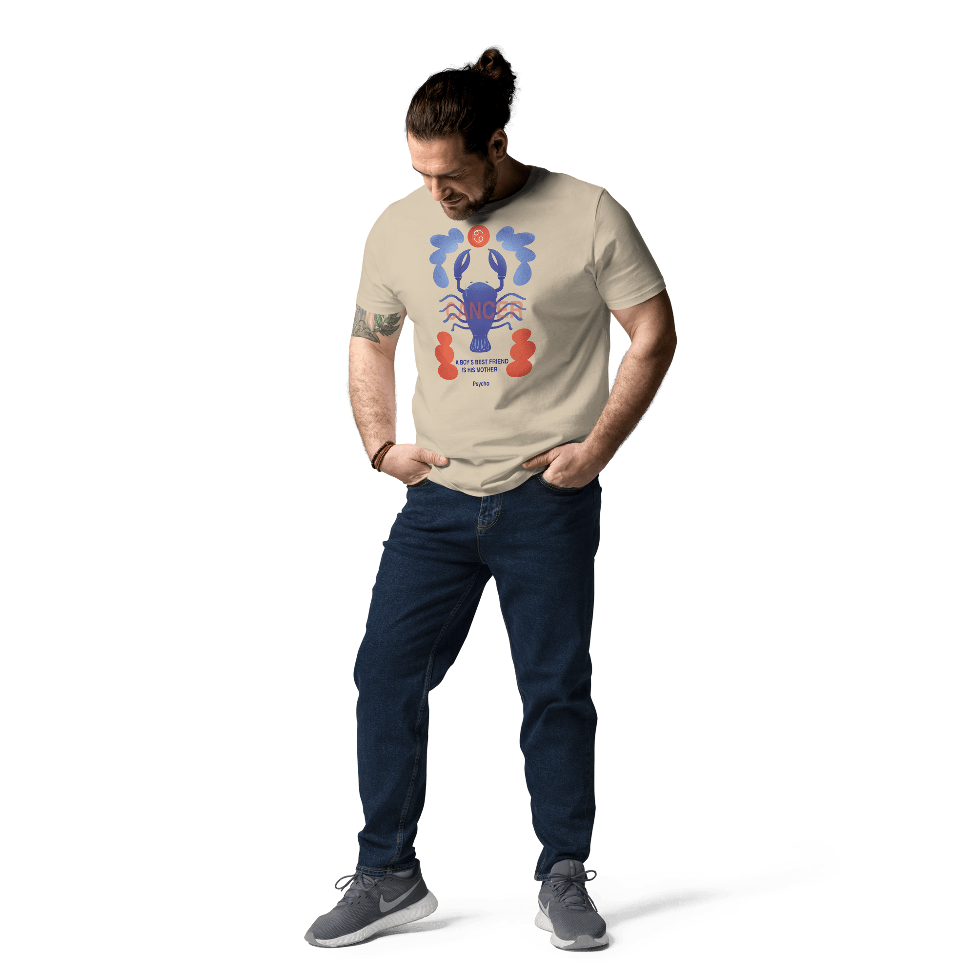 Cancer Unisex Organic Cotton T-Shirt - Psycho Edition - 