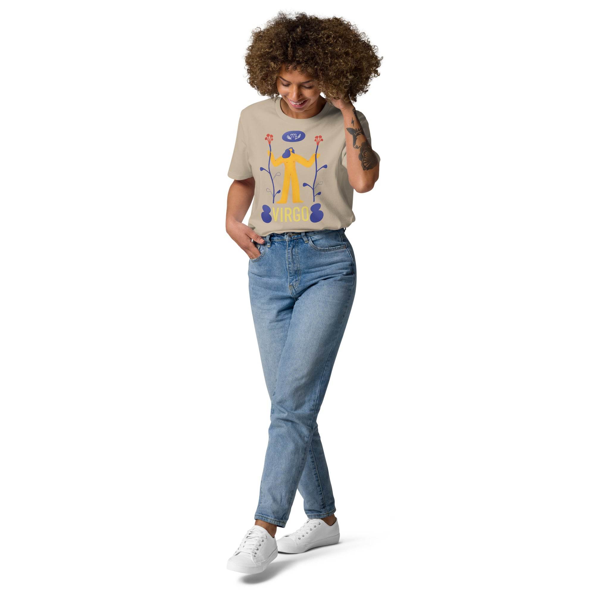 Virgo Unisex Organic Cotton T-Shirt - Raw Edition - 