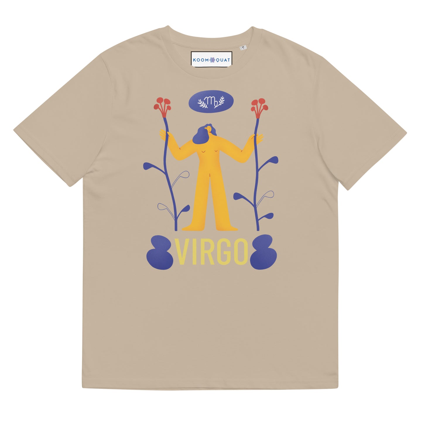 Virgo Unisex Organic Cotton T-Shirt - Raw Edition