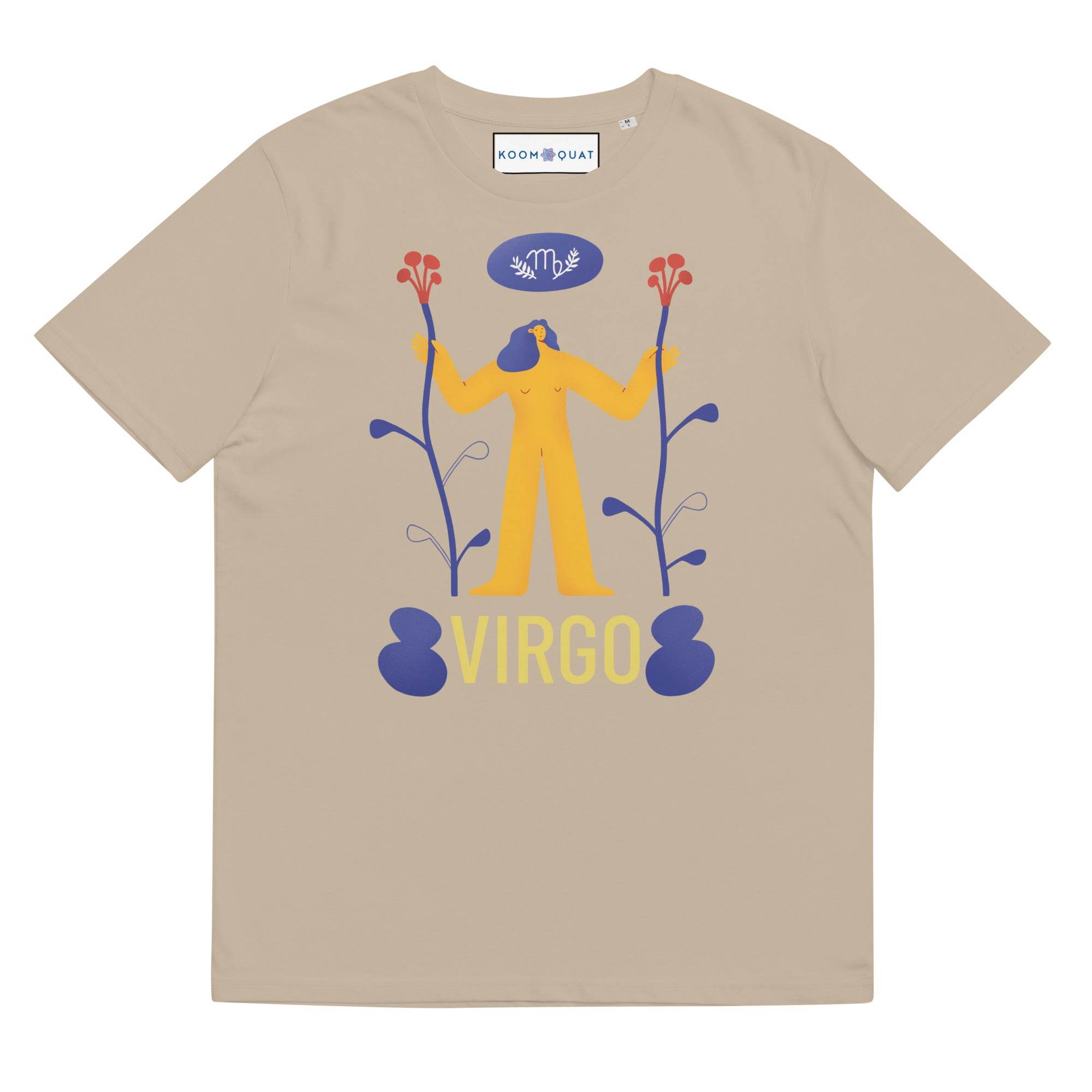 Virgo Unisex Organic Cotton T-Shirt - Raw Edition - 