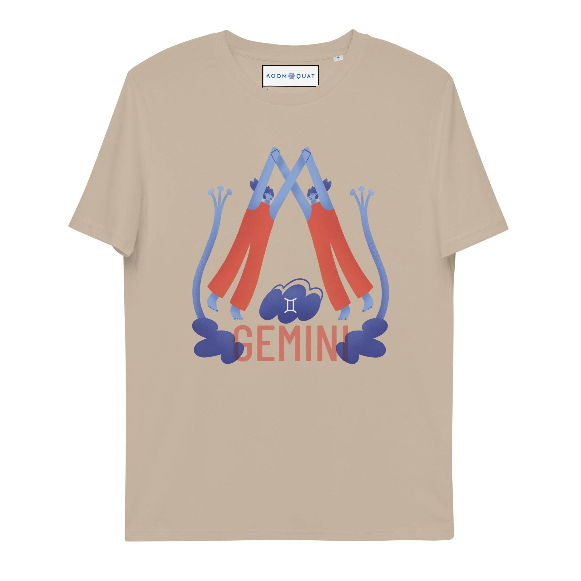 Gemini Unisex Organic Cotton T-Shirt - Raw Edition - 