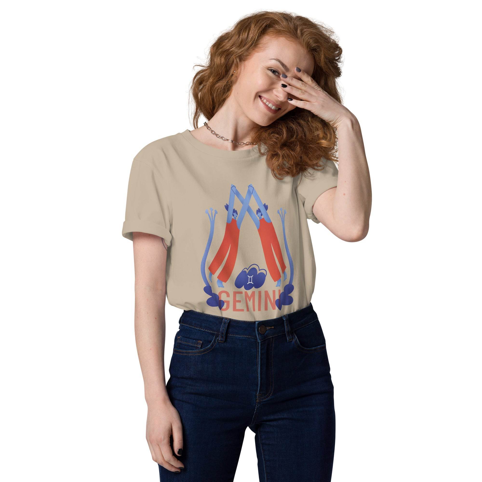 Gemini Unisex Organic Cotton T-Shirt - Raw Edition - 