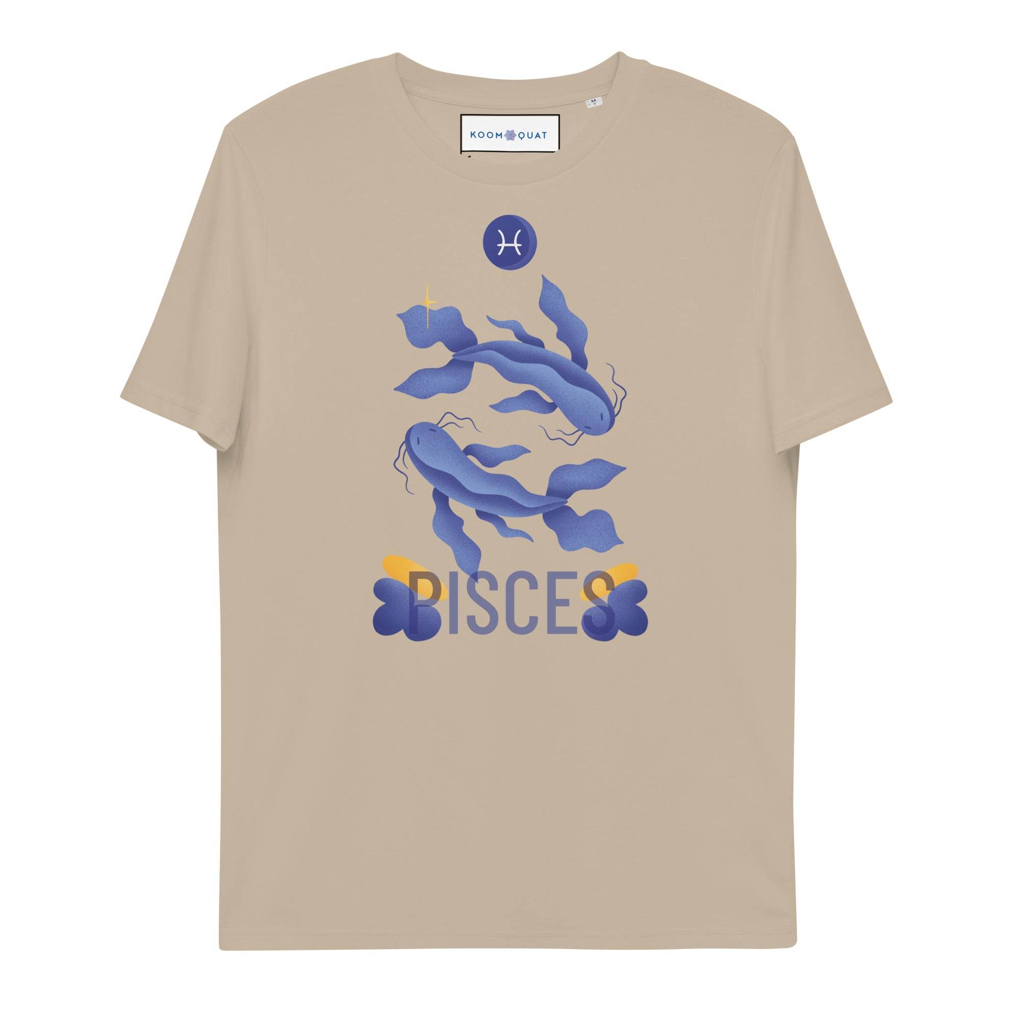Pisces Unisex Organic Cotton T-Shirt - Raw Edition - 