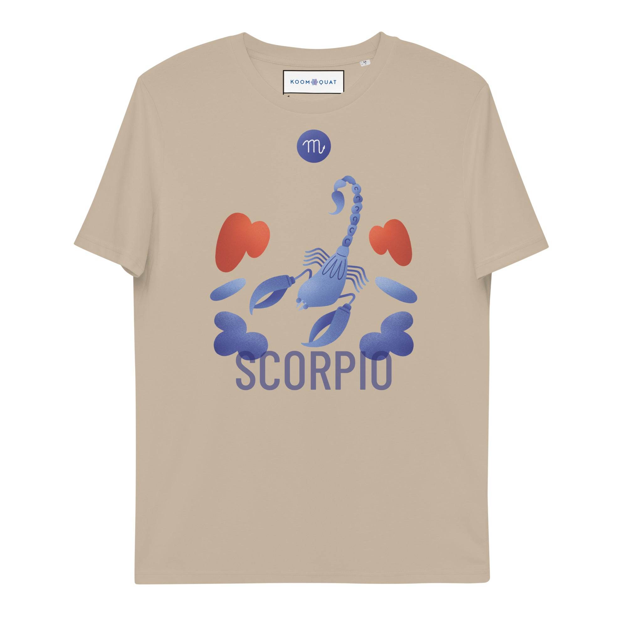 Scorpio Unisex Organic Cotton T-Shirt - Raw Edition - 