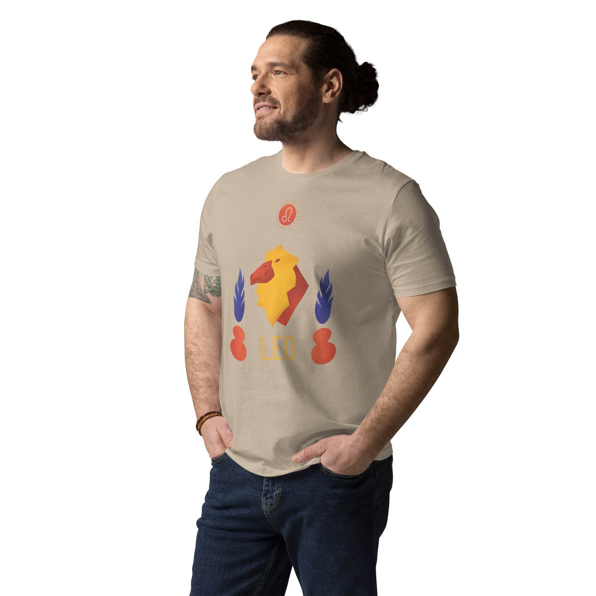 Leo Unisex Organic Cotton T-Shirt - Raw Edition - 