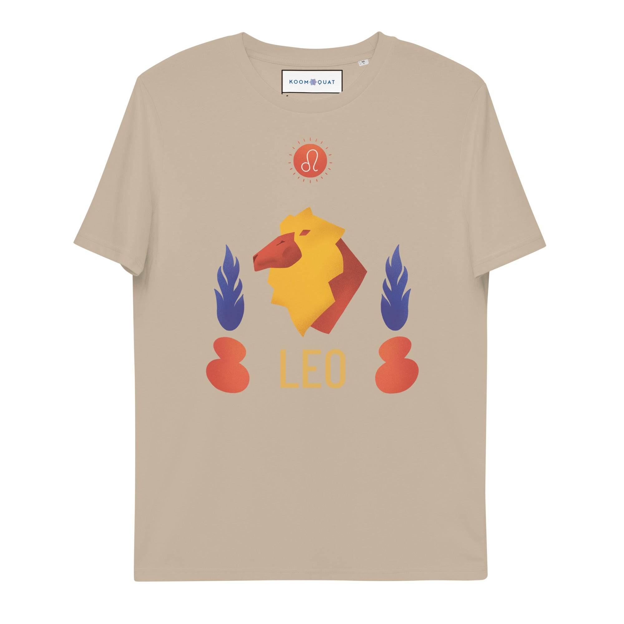 Leo Unisex Organic Cotton T-Shirt - Raw Edition - 