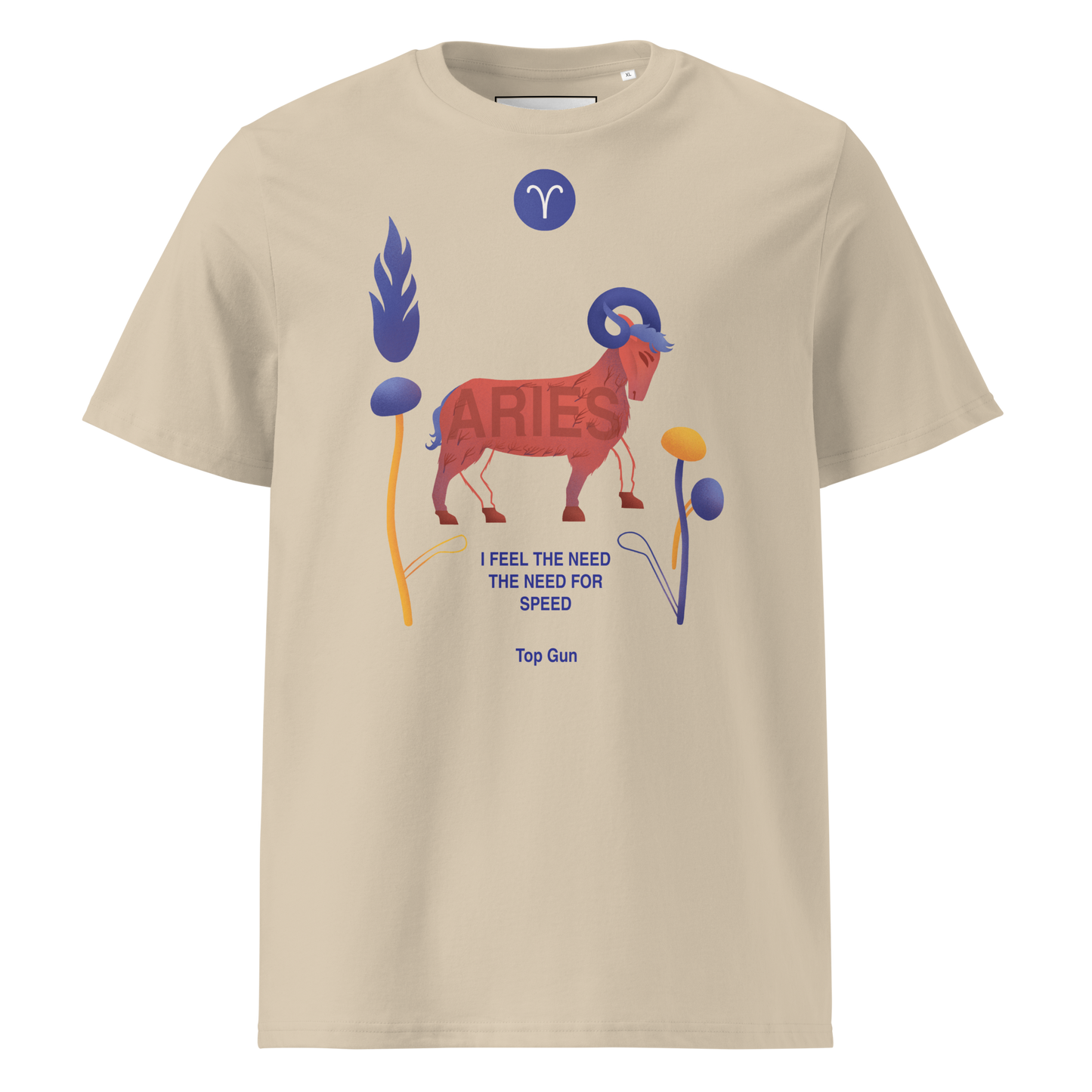 ARIES Unisex Organic Cotton T-Shirt Top Gun - Edition