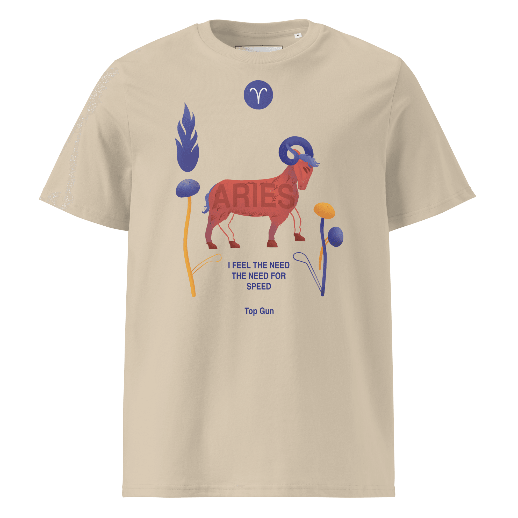 ARIES Unisex Organic Cotton T-Shirt Top Gun - Edition - 