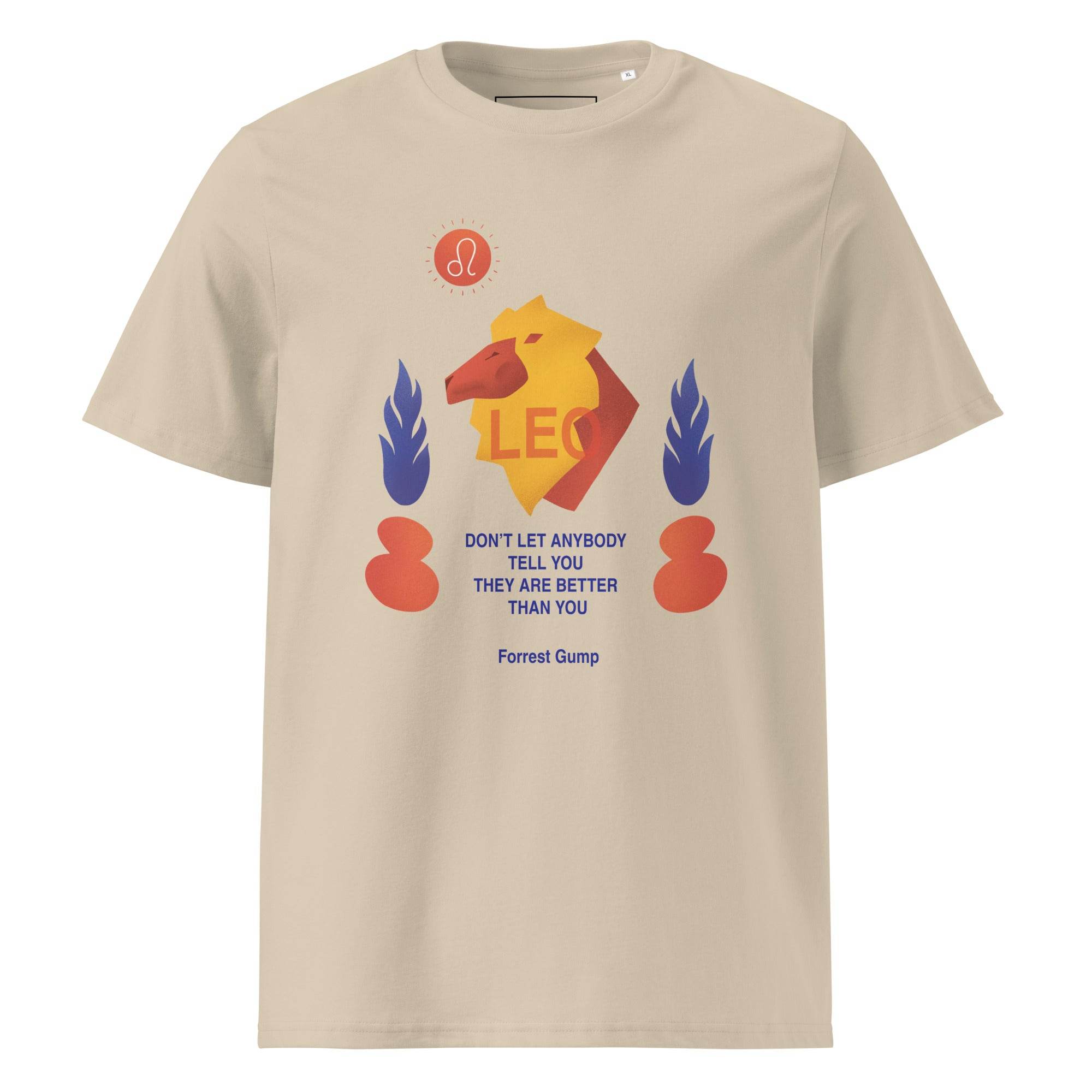 Leo Unisex Organic Cotton T-Shirt - Forrest Gump Edition - 