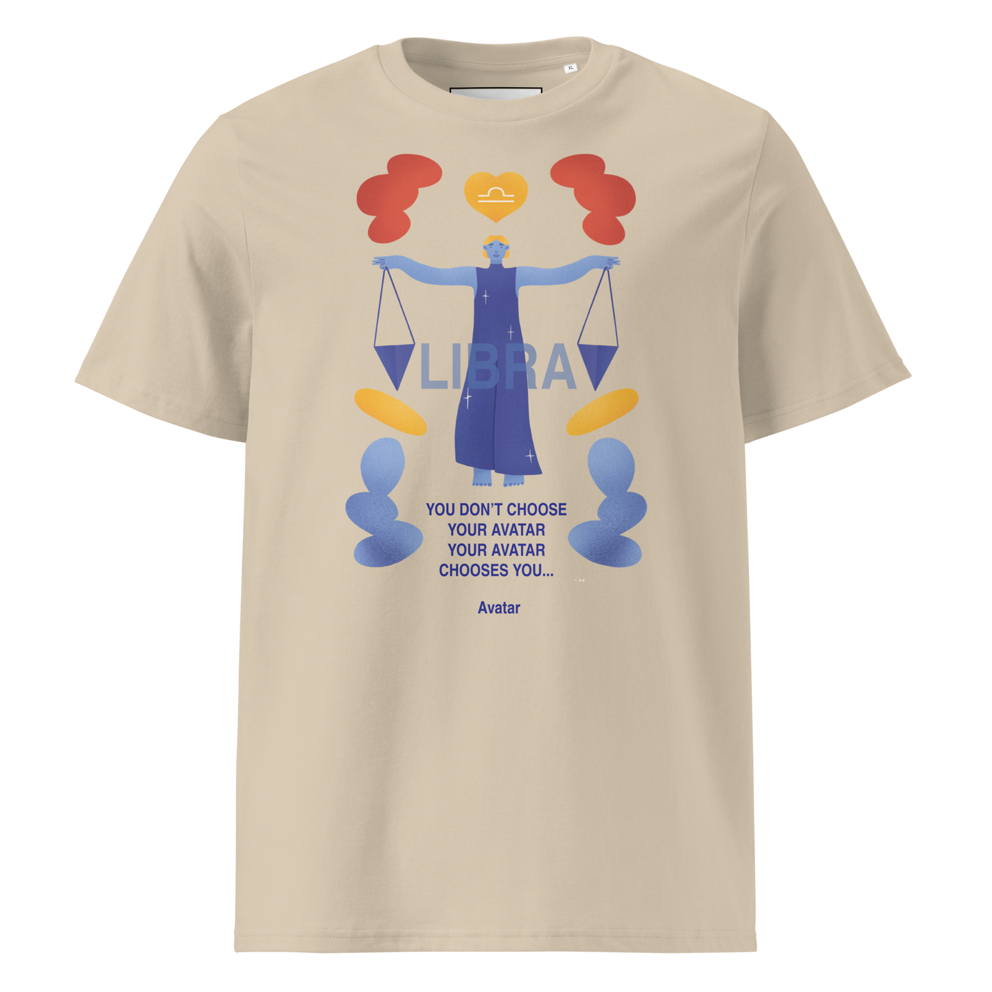 Libra Unisex Organic Cotton T-Shirt - Avatar Edition