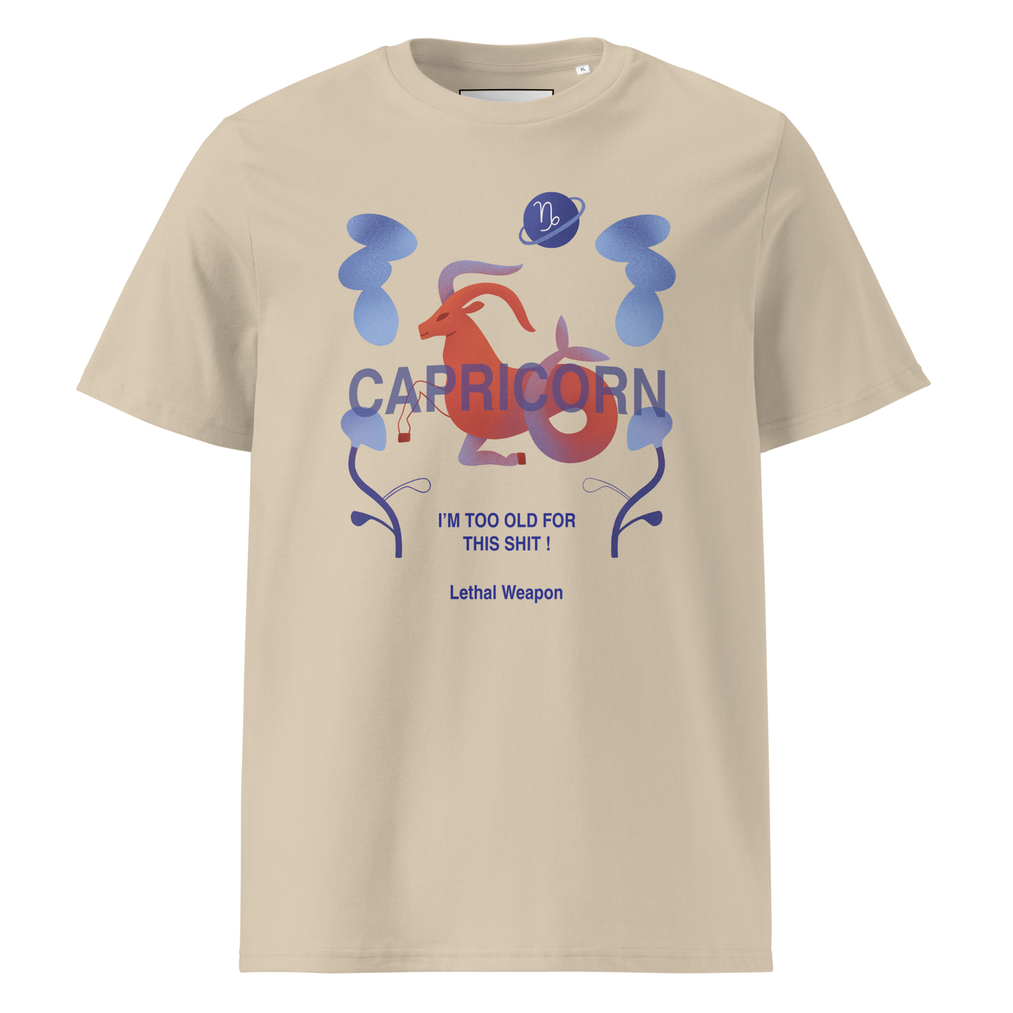 Capricorn Unisex Organic Cotton T-Shirt - Lethal Weapon Edition