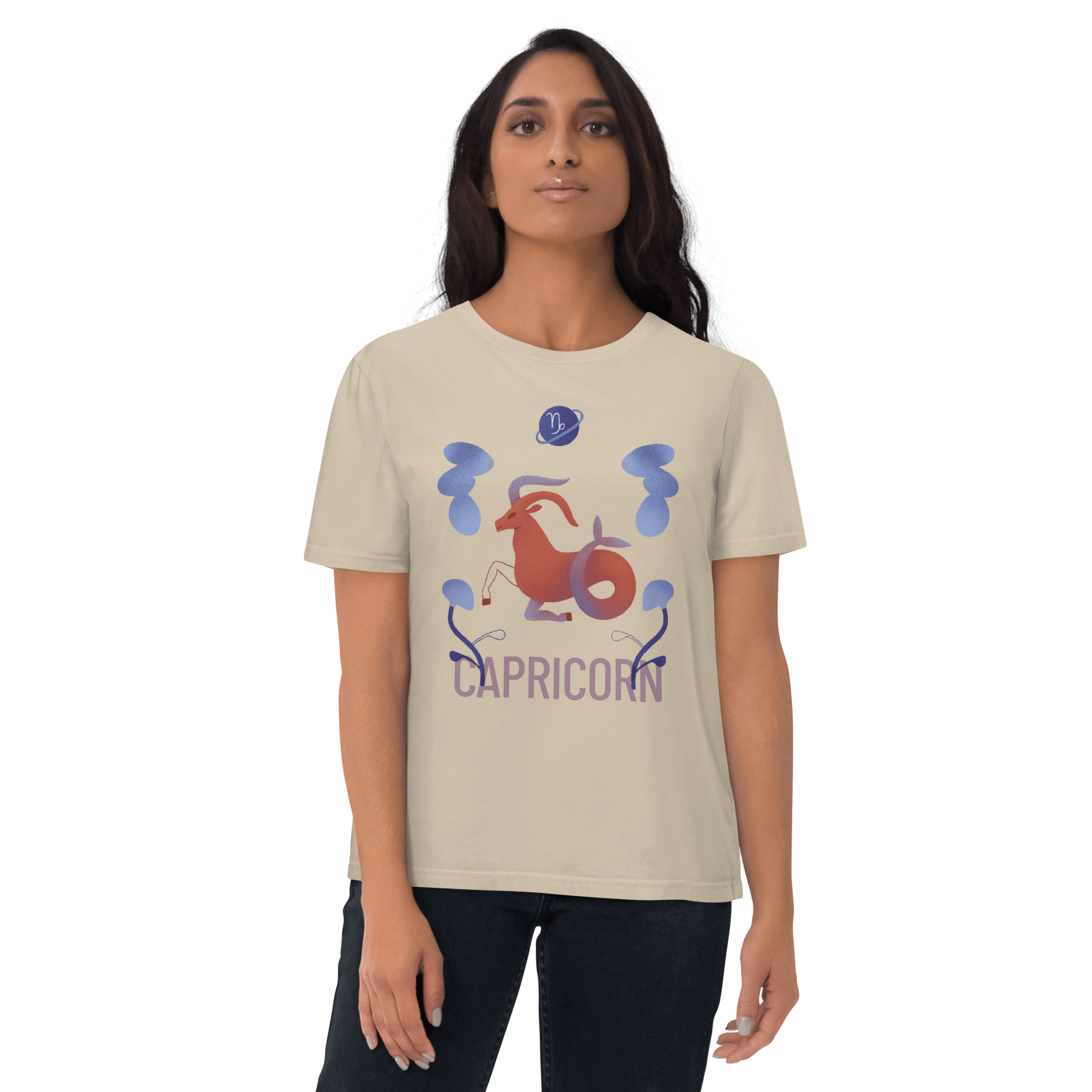 Capricorn Unisex Organic Cotton T-Shirt - Raw Edition - 