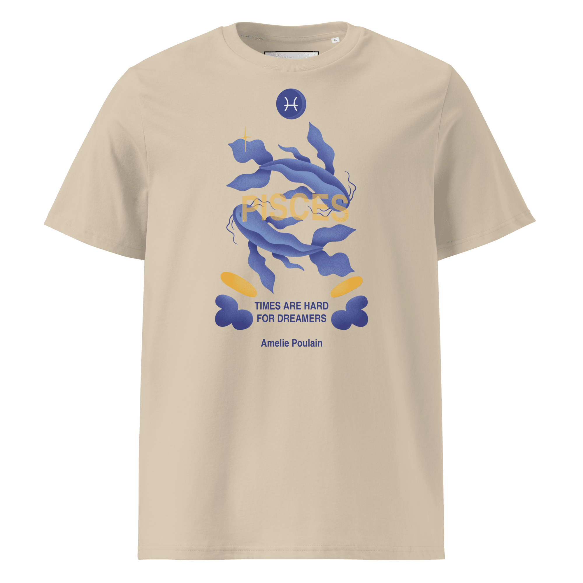 Pisces Unisex Organic Cotton T-Shirt - Amelie Poulain Edition - 