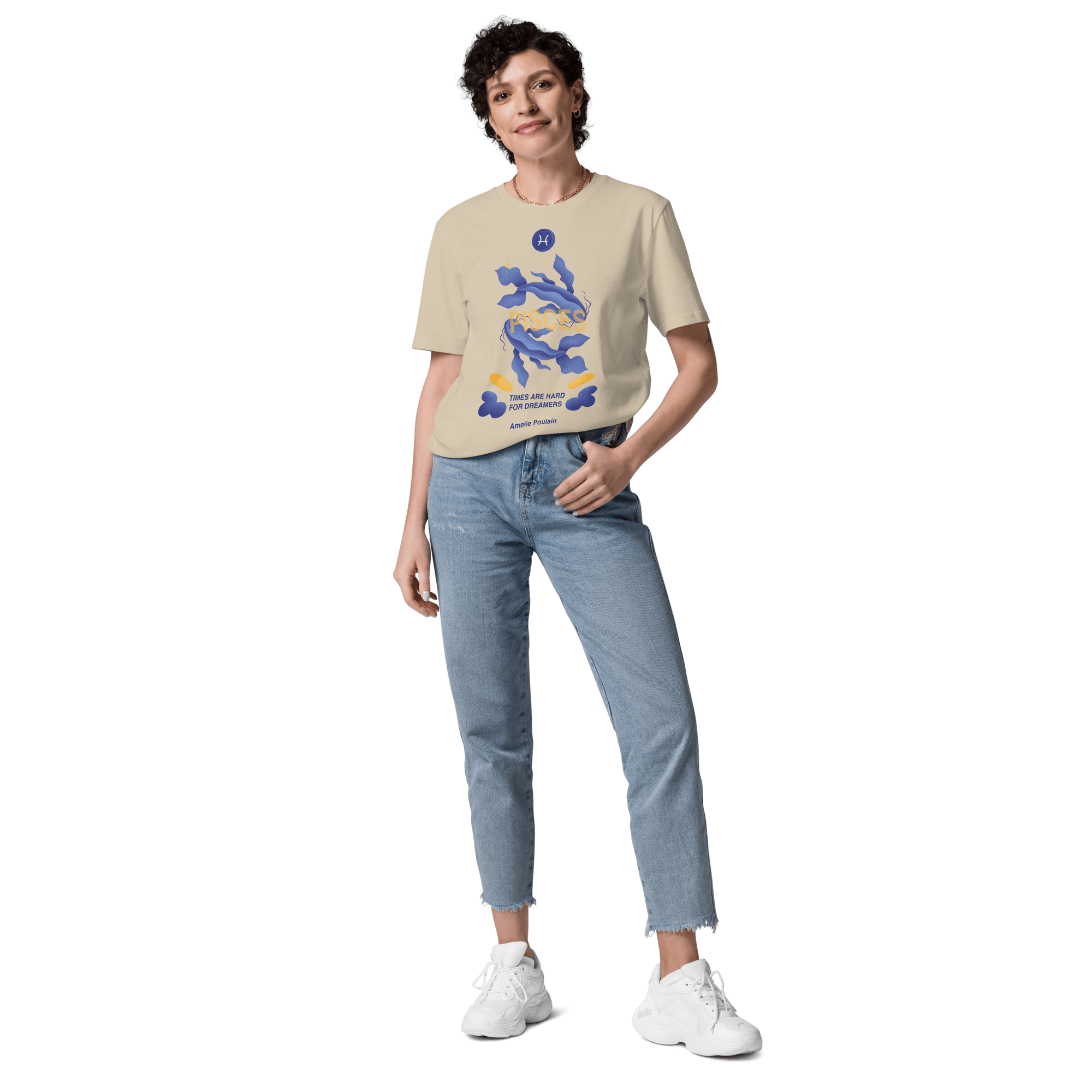 Pisces Unisex Organic Cotton T-Shirt - Amelie Poulain Edition - 