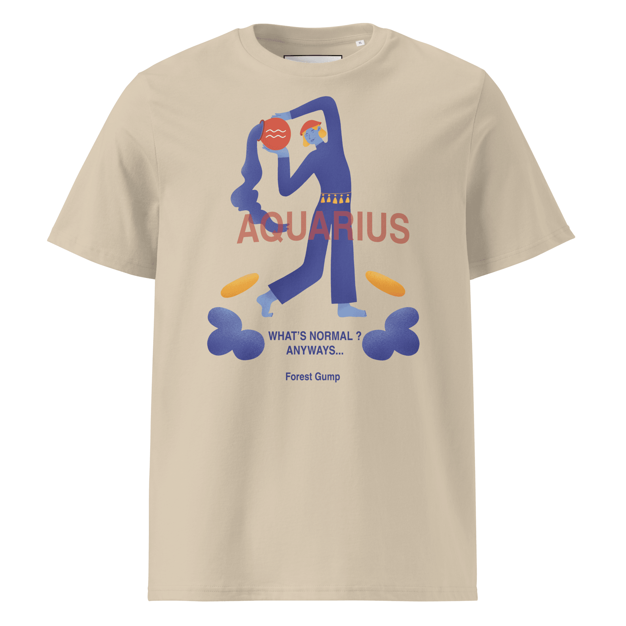Aquarius Unisex Organic Cotton T-Shirt - Forrest Gump Edition - 