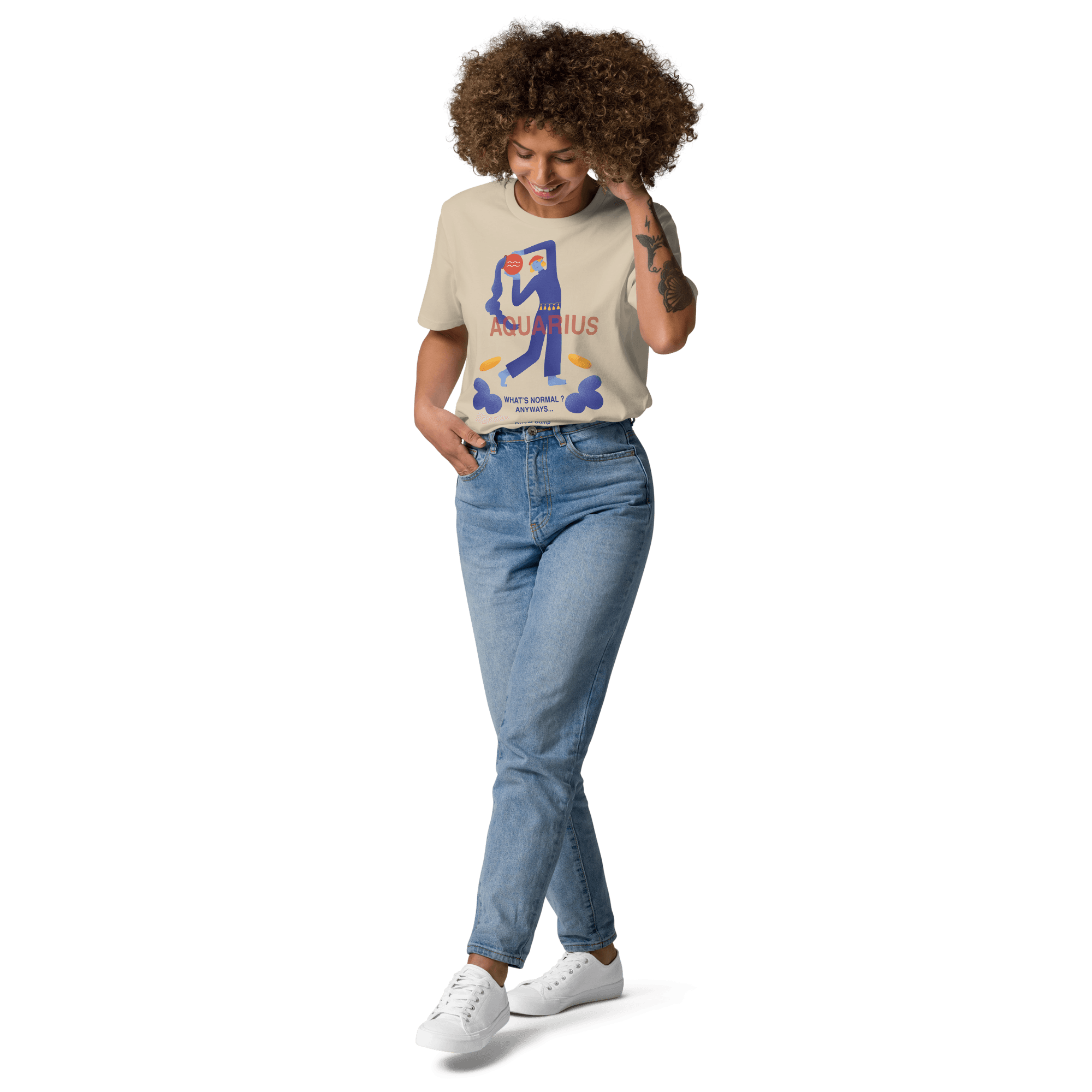 Aquarius Unisex Organic Cotton T-Shirt - Forrest Gump Edition - 