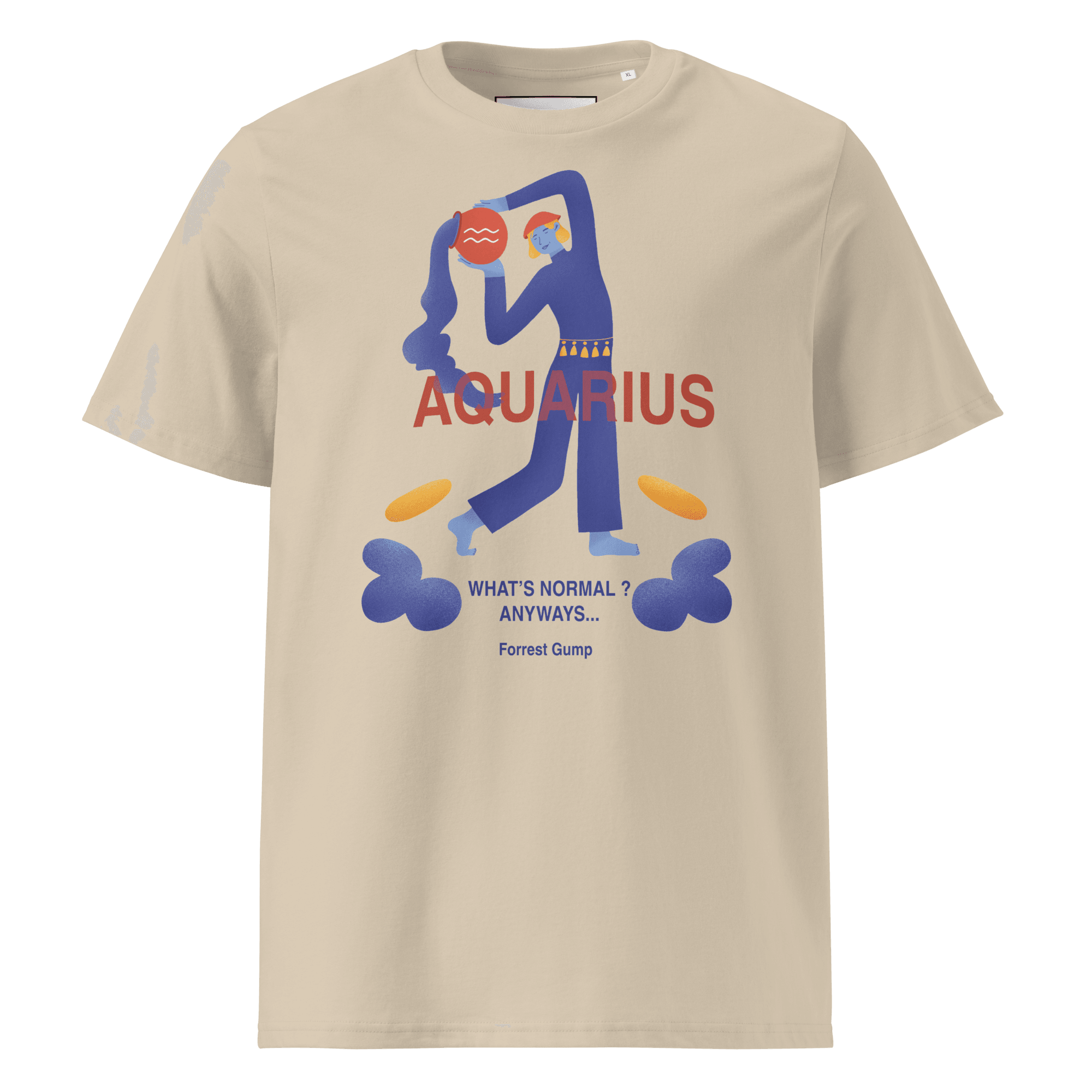 Aquarius Unisex Organic Cotton T-Shirt - Forrest Gump Edition - 