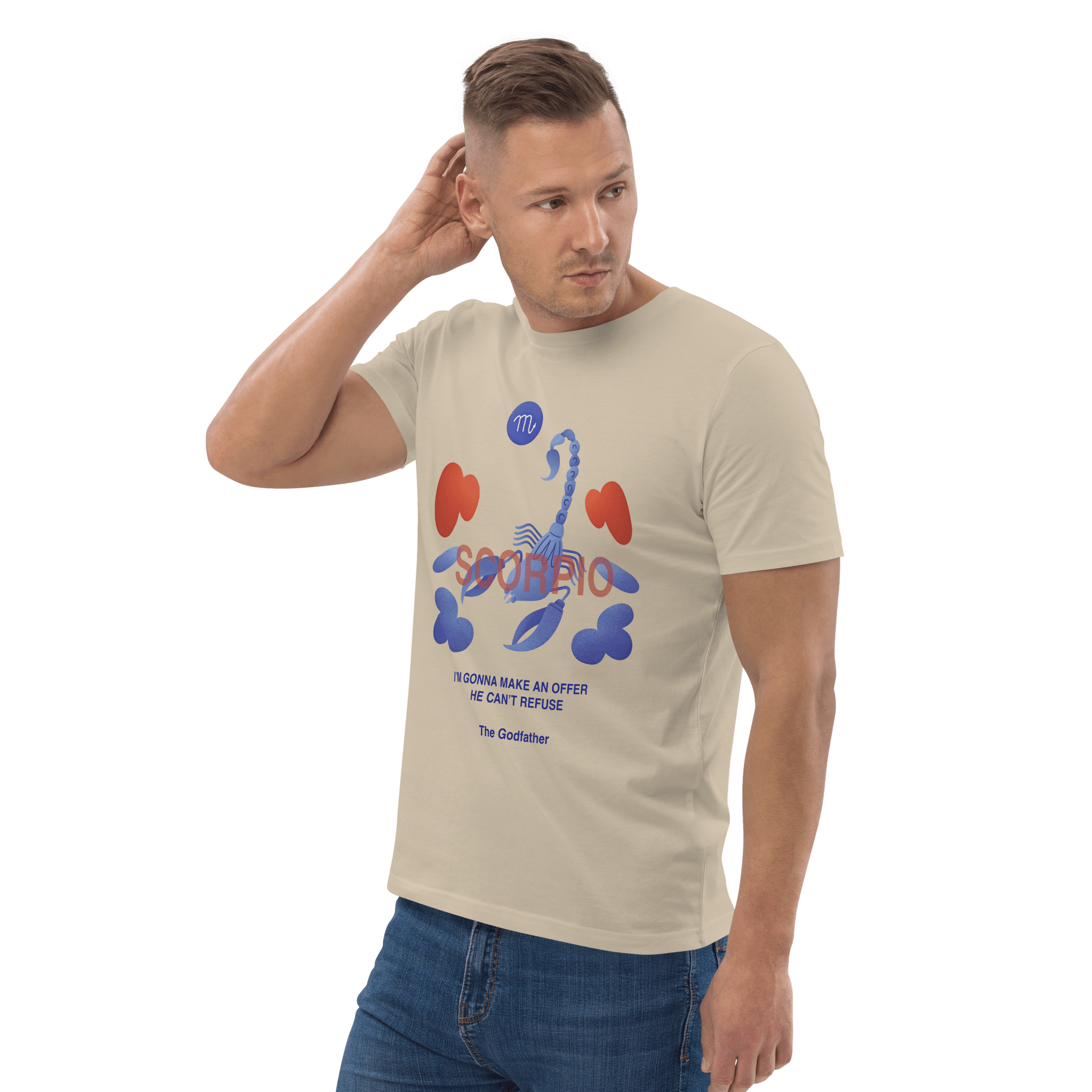 SCORPIO Unisex organic cotton t-shirt Godfather B - 