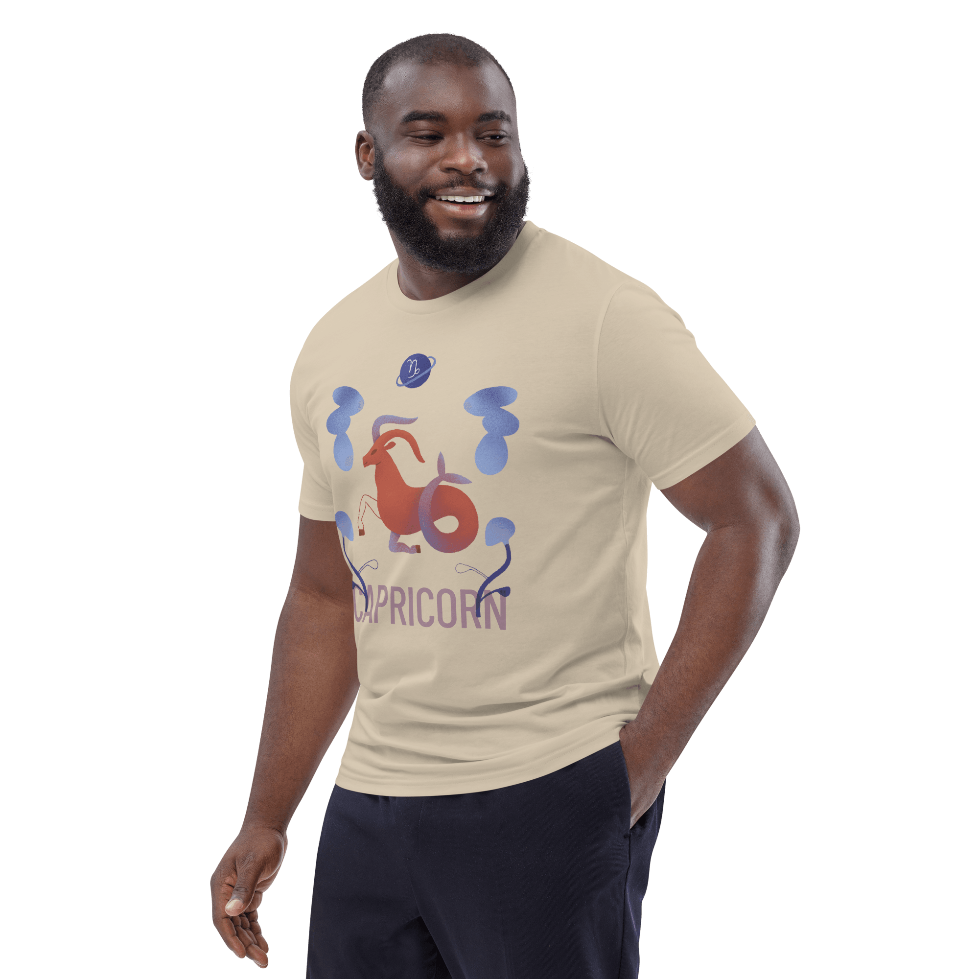 Capricorn Unisex Organic Cotton T-Shirt - Raw Edition - 