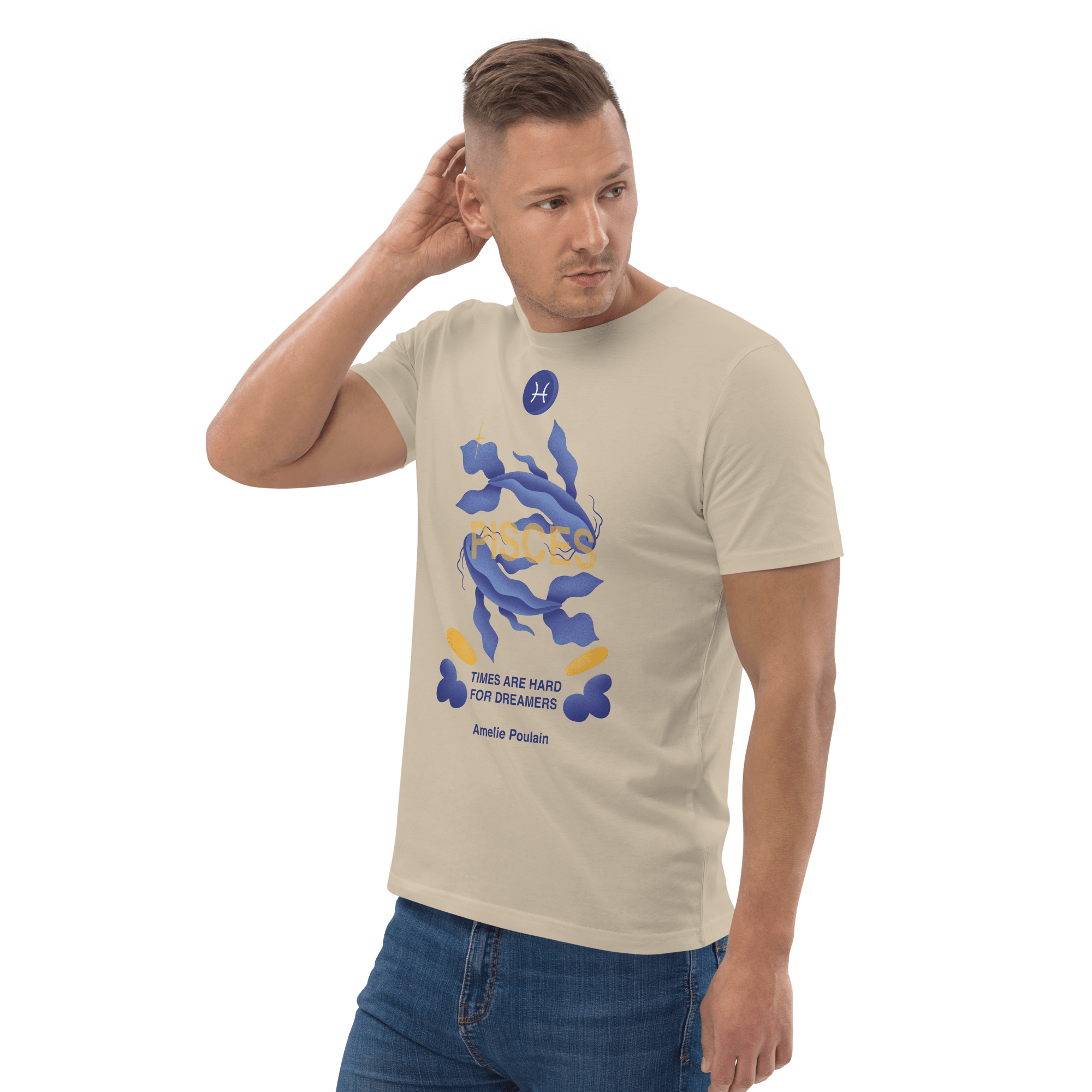 Pisces Unisex Organic Cotton T-Shirt - Amelie Poulain Edition - 