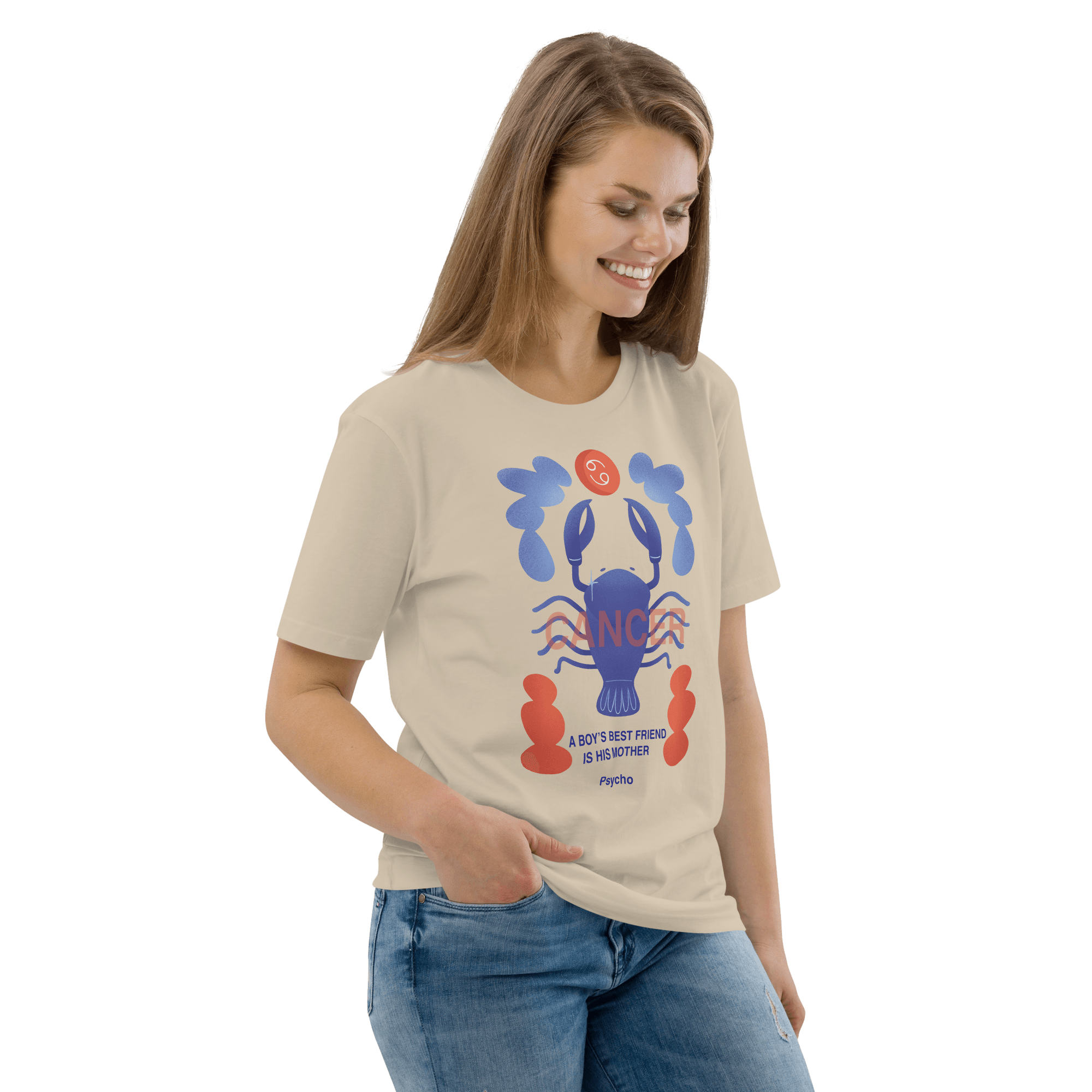 Cancer Unisex Organic Cotton T-Shirt - Psycho Edition - 