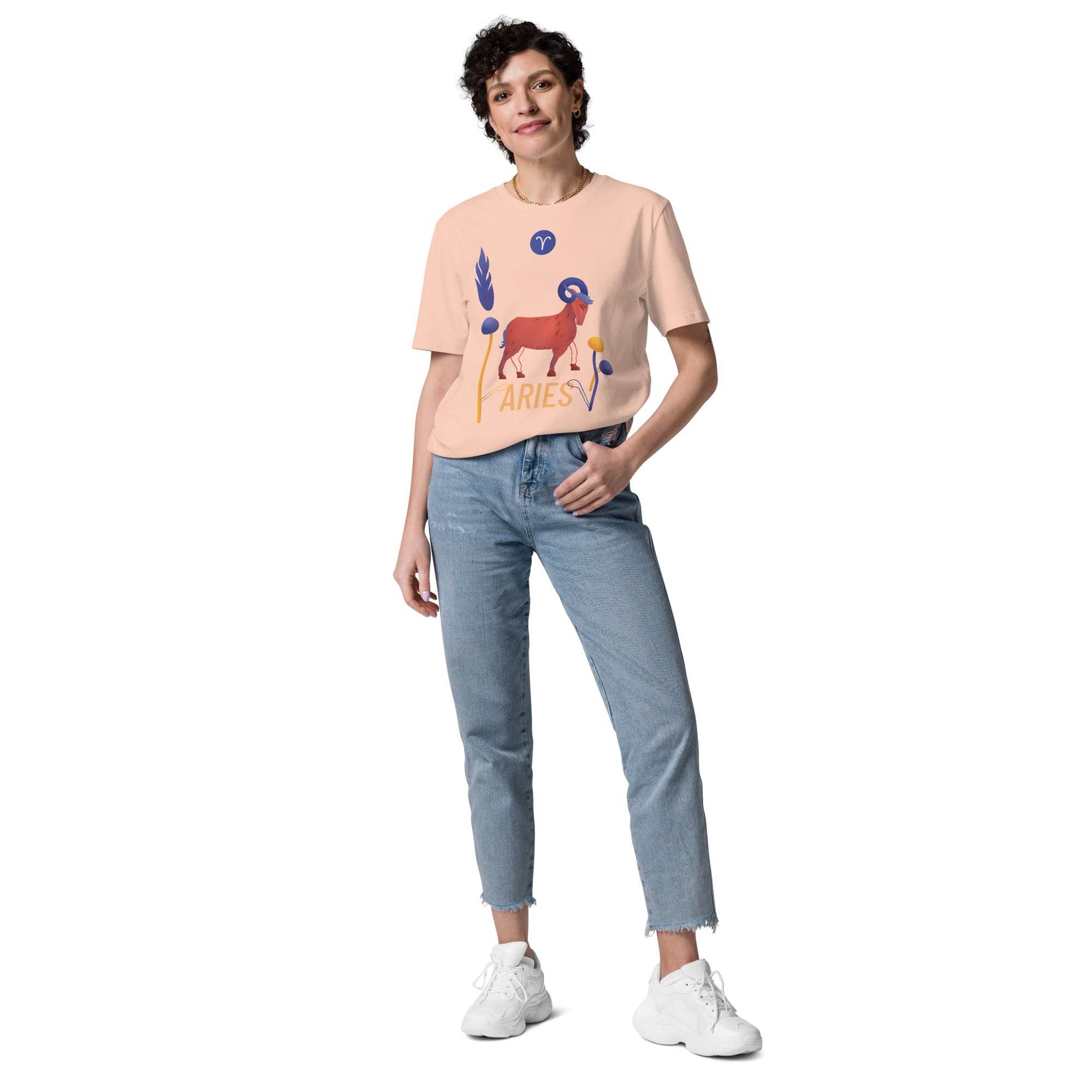 Aries Unisex Organic Cotton T-Shirt Raw - 