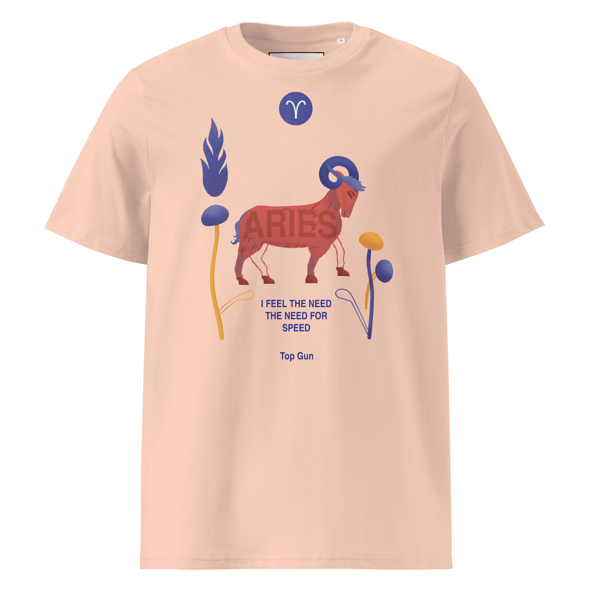 ARIES Unisex Organic Cotton T-Shirt Top Gun - Edition - 