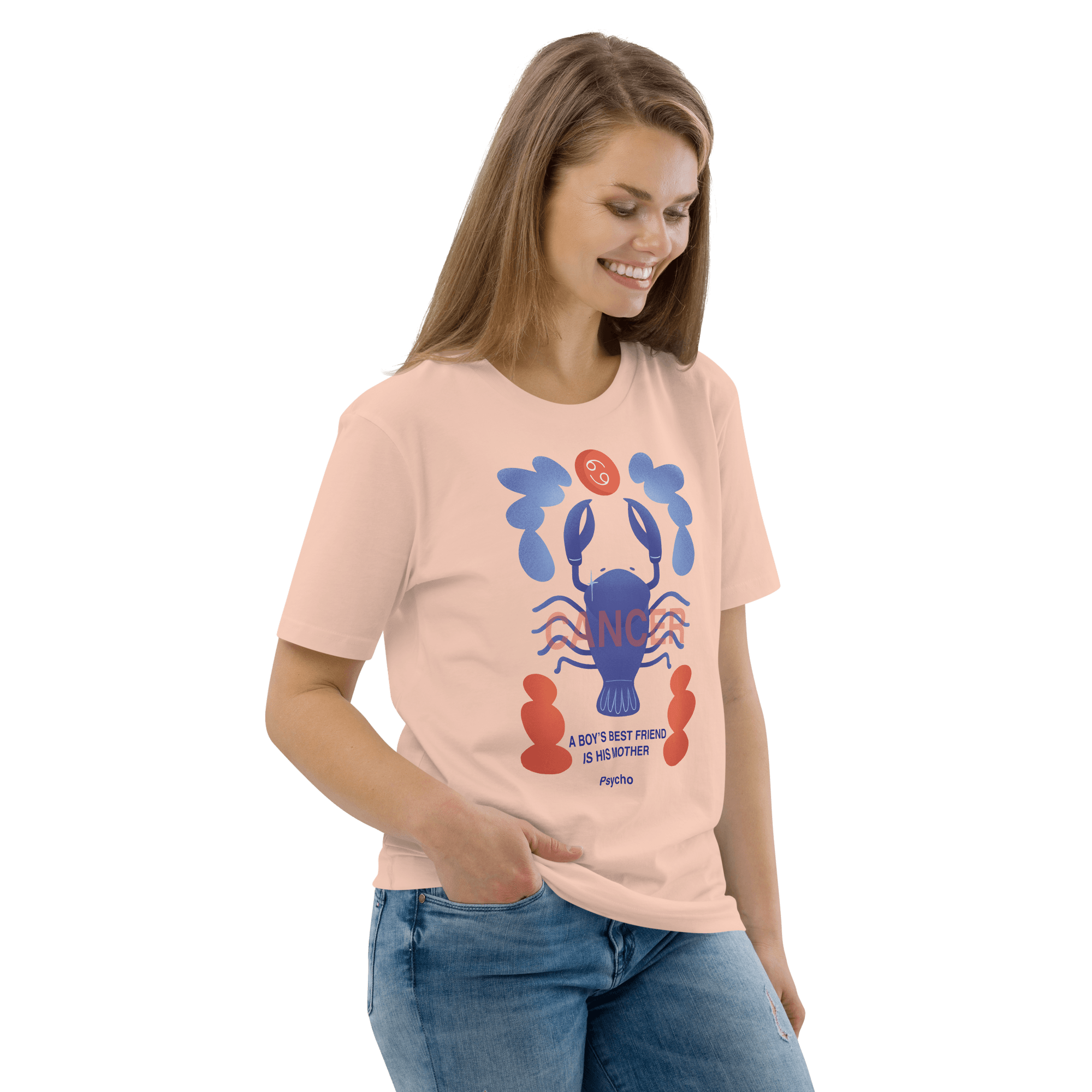 Cancer Unisex Organic Cotton T-Shirt - Psycho Edition - 