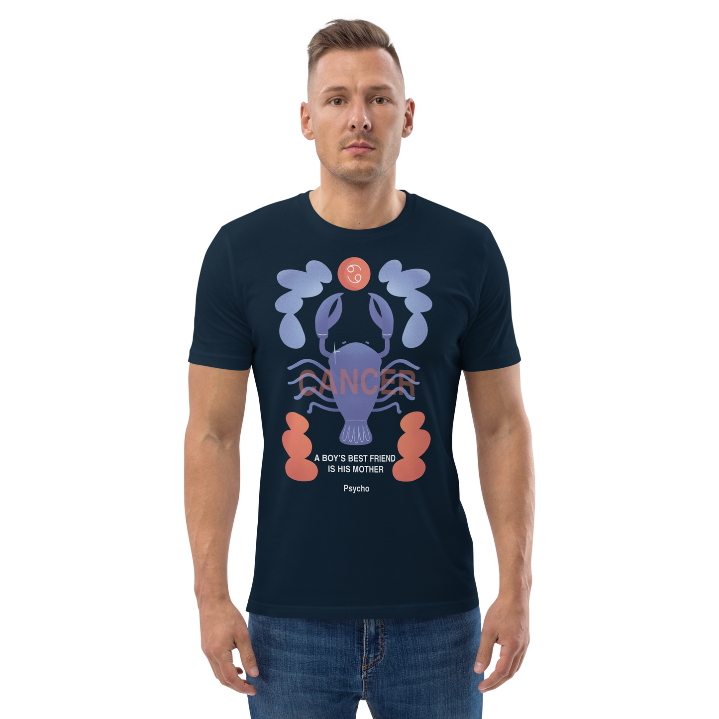 Cancer Unisex Organic Cotton T-Shirt - Psycho Edition