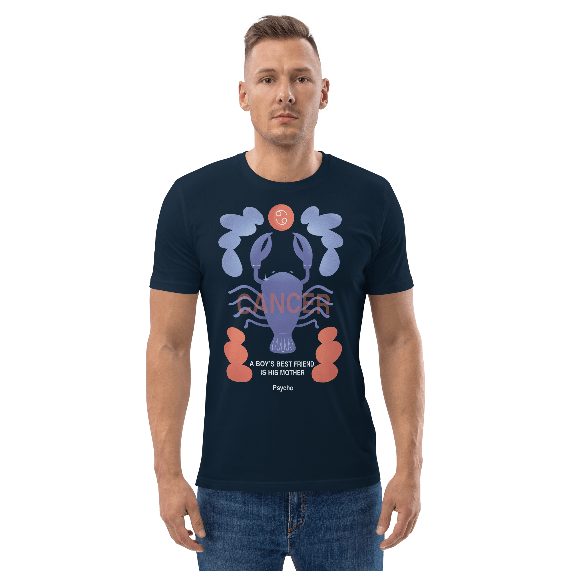 Cancer Unisex Organic Cotton T-Shirt - Psycho Edition - 