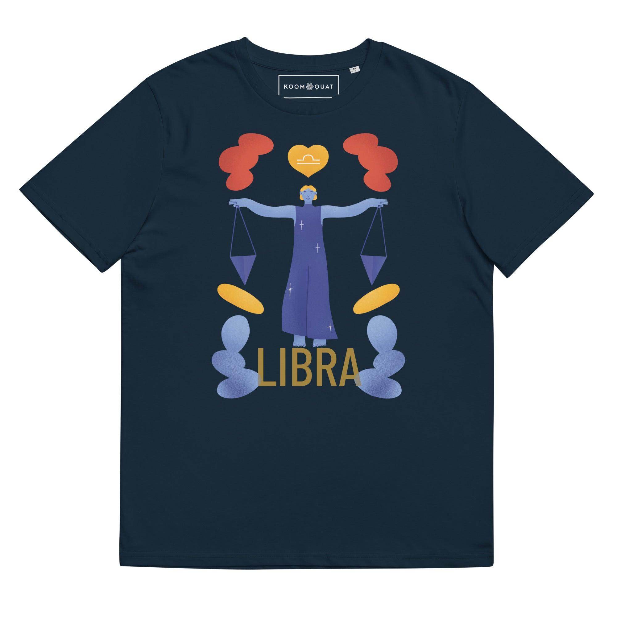 Libra Unisex Organic Cotton T-Shirt - Raw Edition - 