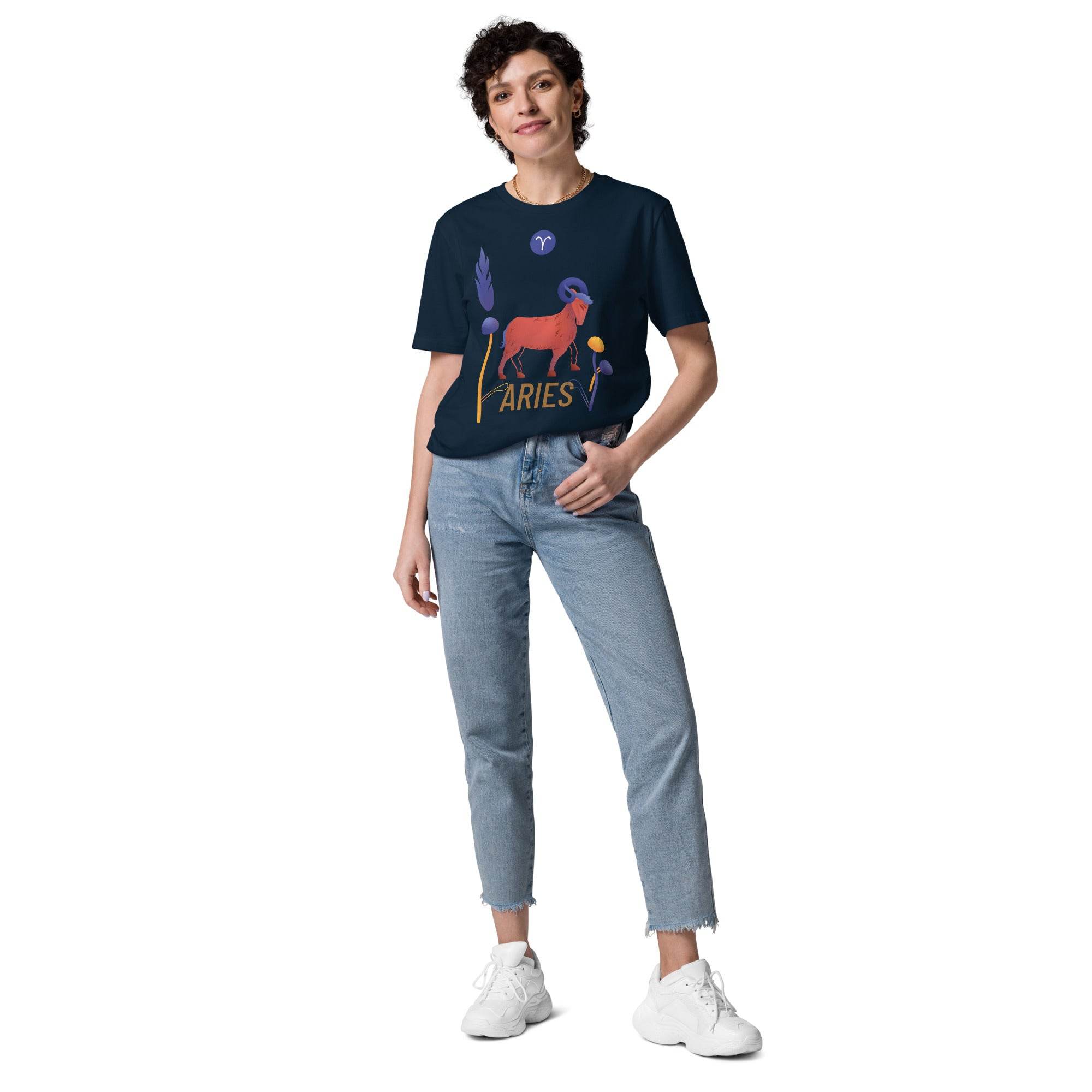 Aries Unisex Organic Cotton T-Shirt Raw - 