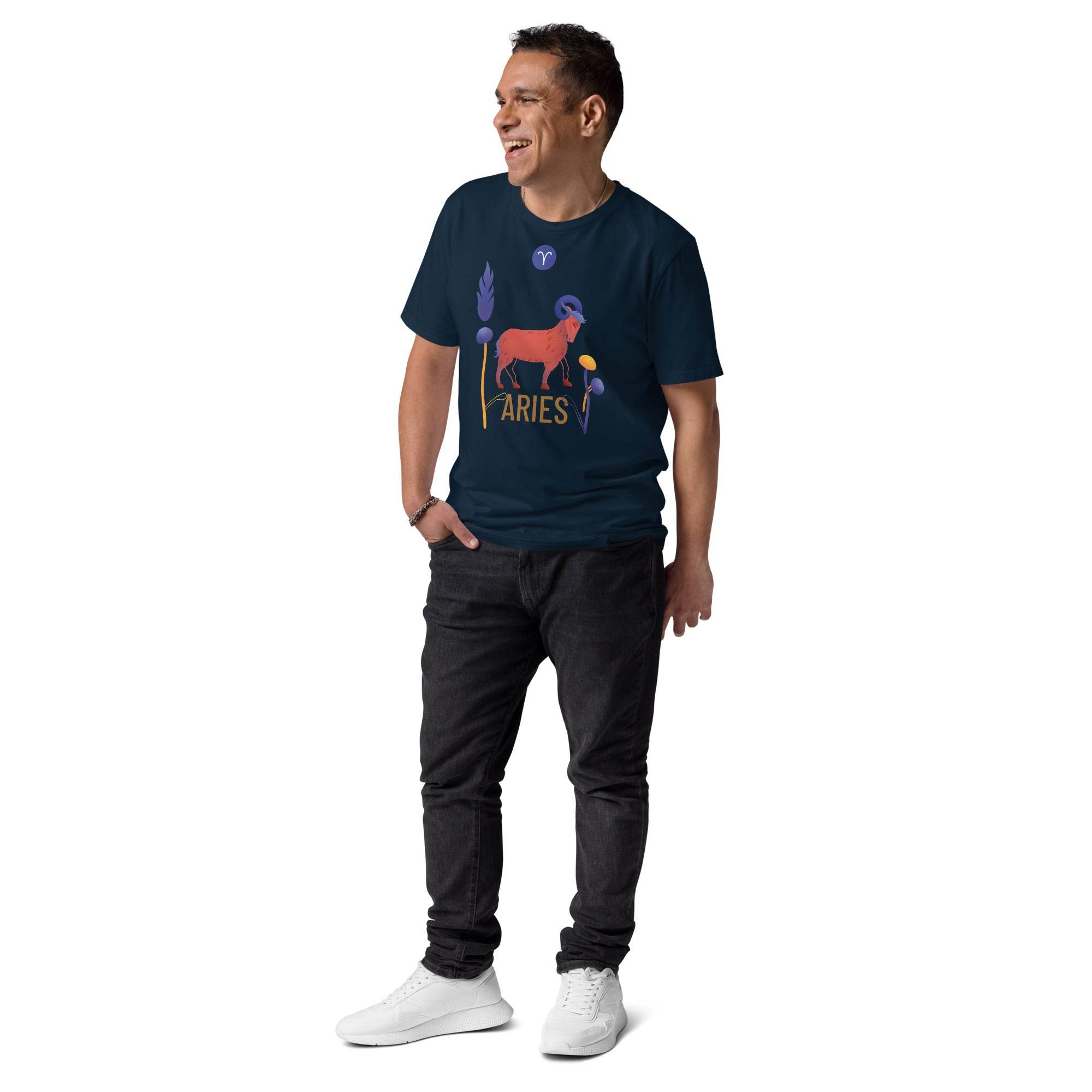Aries Unisex Organic Cotton T-Shirt Raw - 