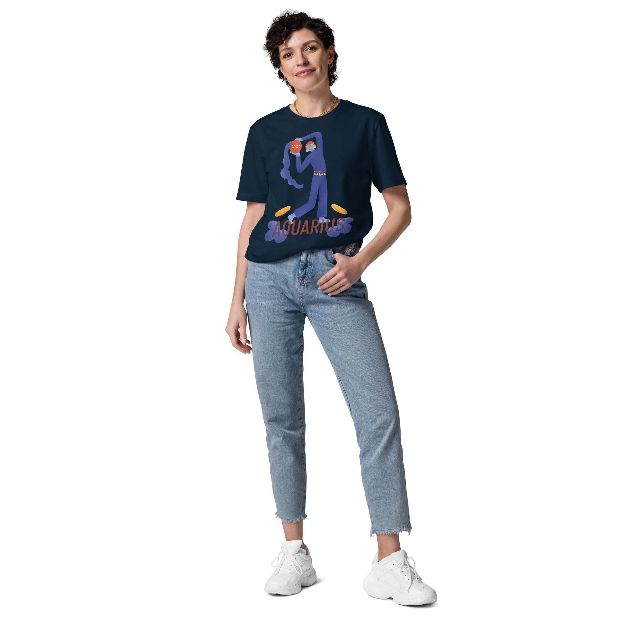 Aquarius Unisex Organic Cotton T-Shirt - Raw Edition - 