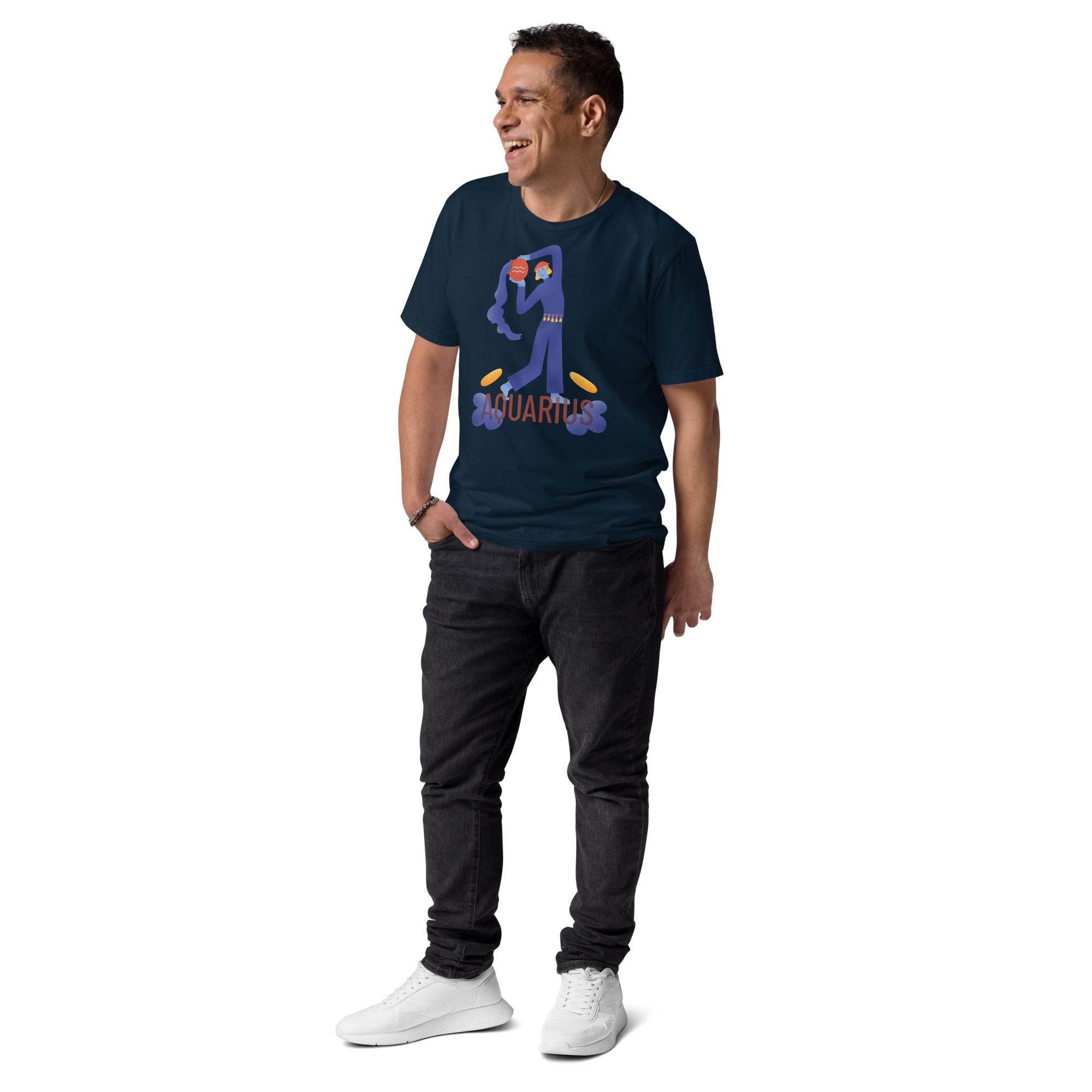 Aquarius Unisex Organic Cotton T-Shirt - Raw Edition - 