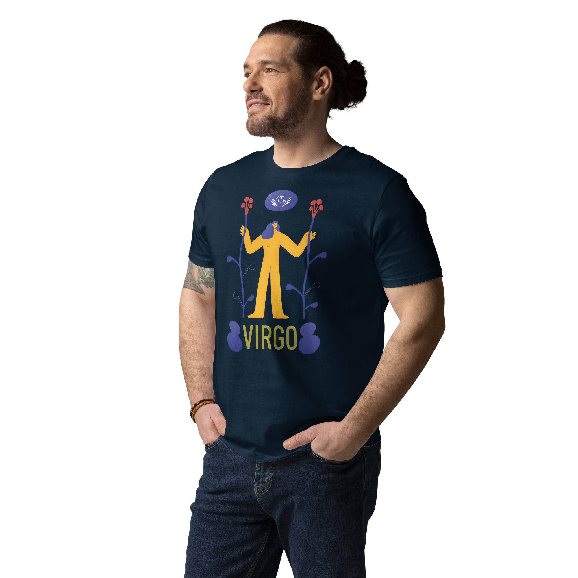 Virgo Unisex Organic Cotton T-Shirt - Raw Edition - 