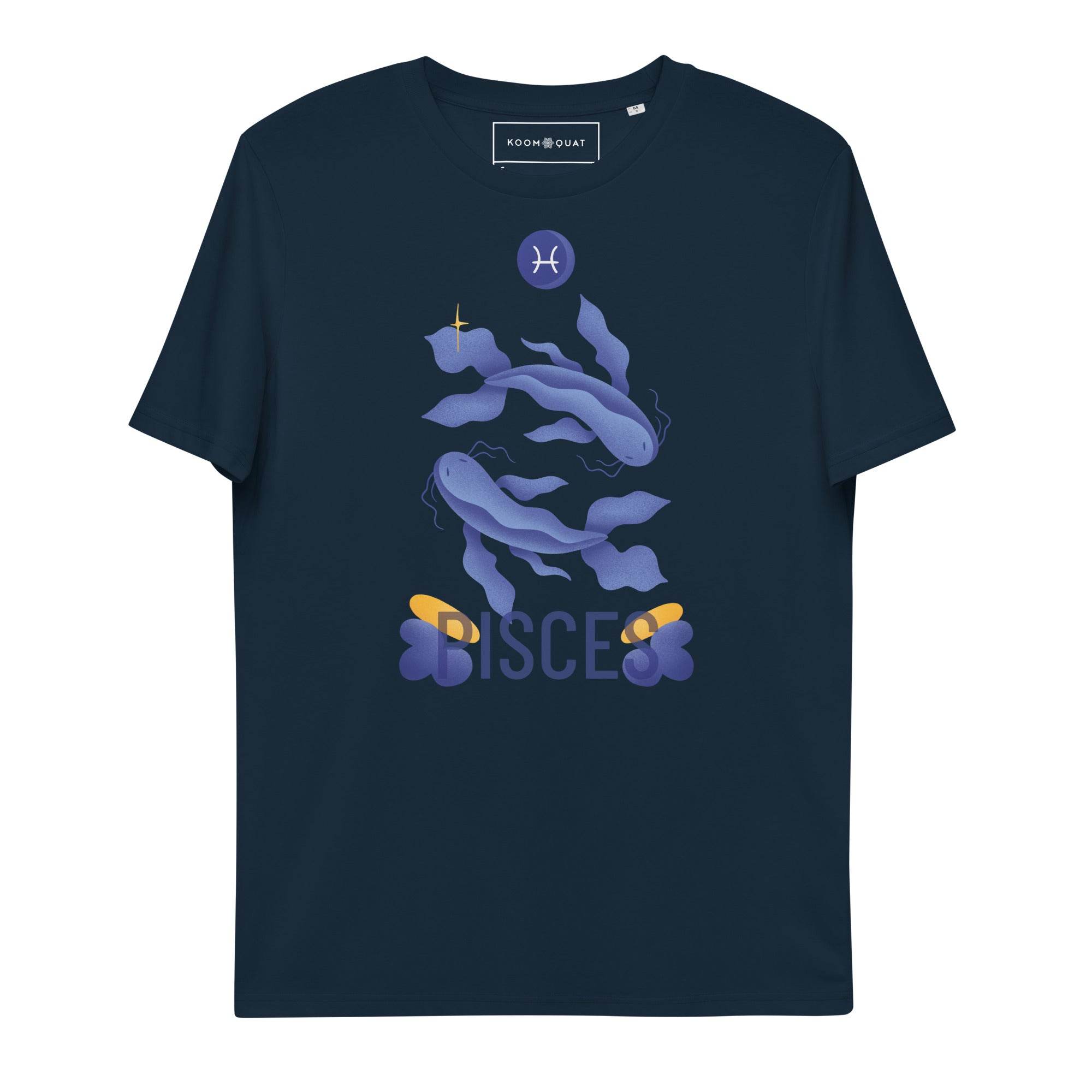Pisces Unisex Organic Cotton T-Shirt - Raw Edition - 