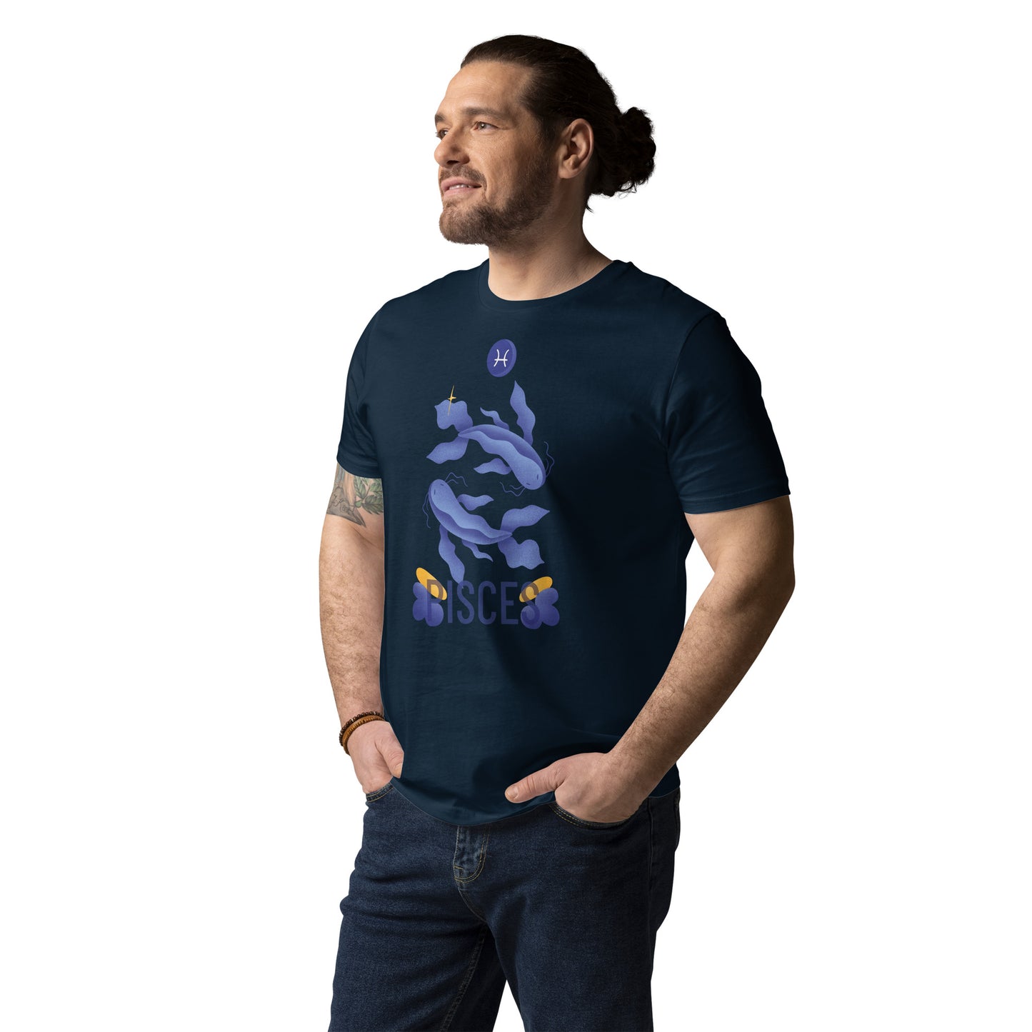 Pisces Unisex Organic Cotton T-Shirt - Raw Edition